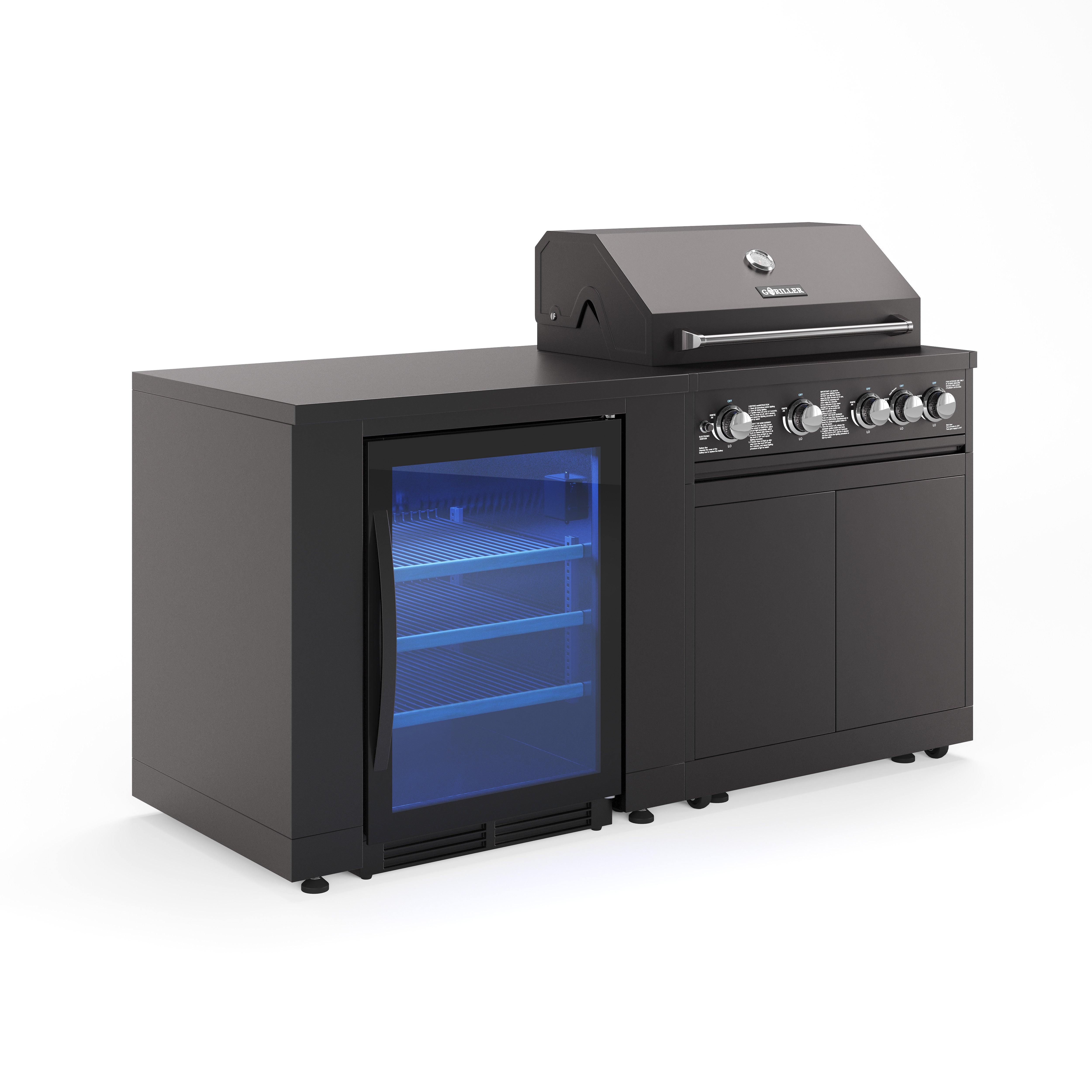 JUNGLE S1 Outdoorküche | 5-Brenner Gasgrill | Cool