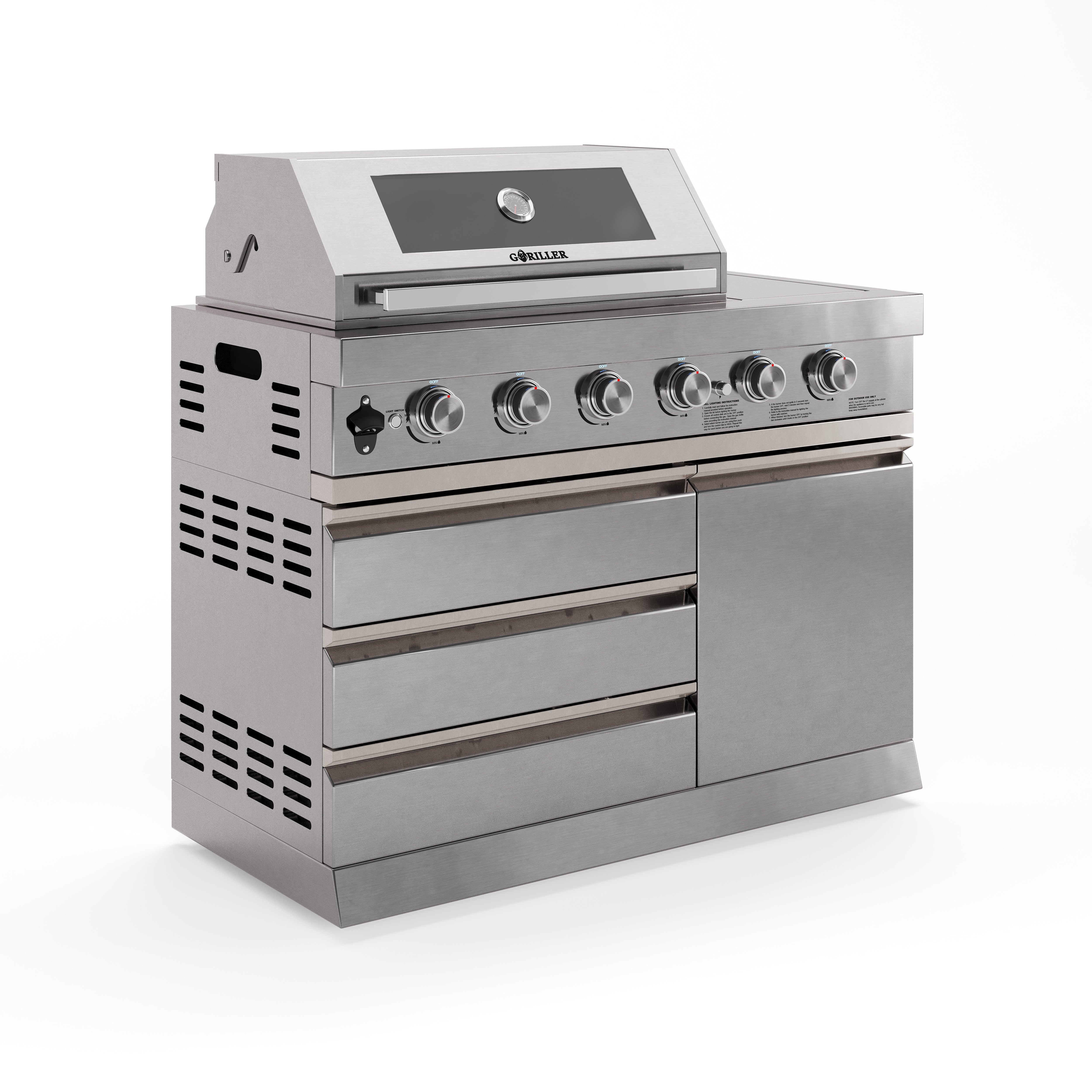 <tc>SILVERBACK</tc> Barbecue à gaz à 6 brûleurs