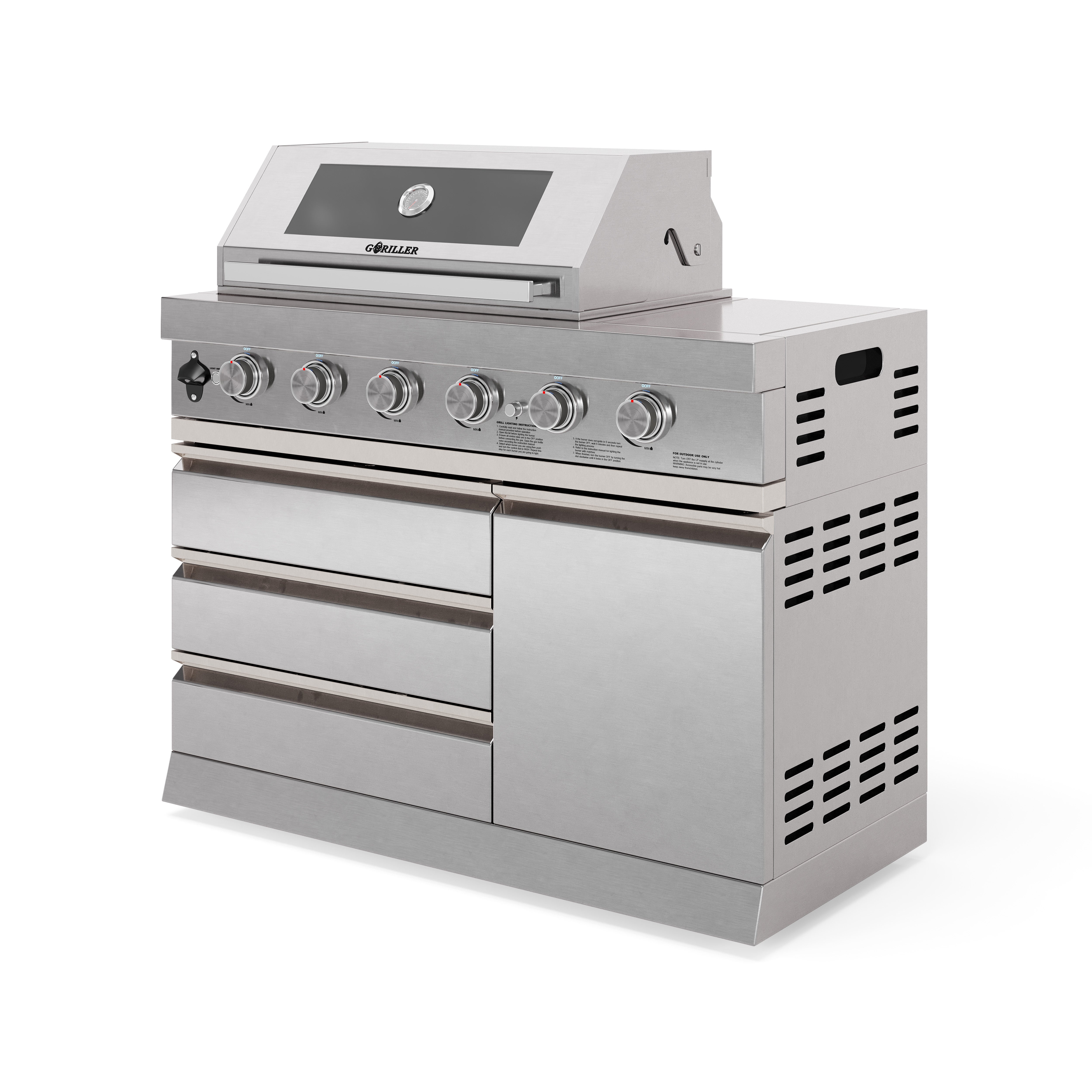 <tc>SILVERBACK</tc> griglia a gas a 6 fuochi