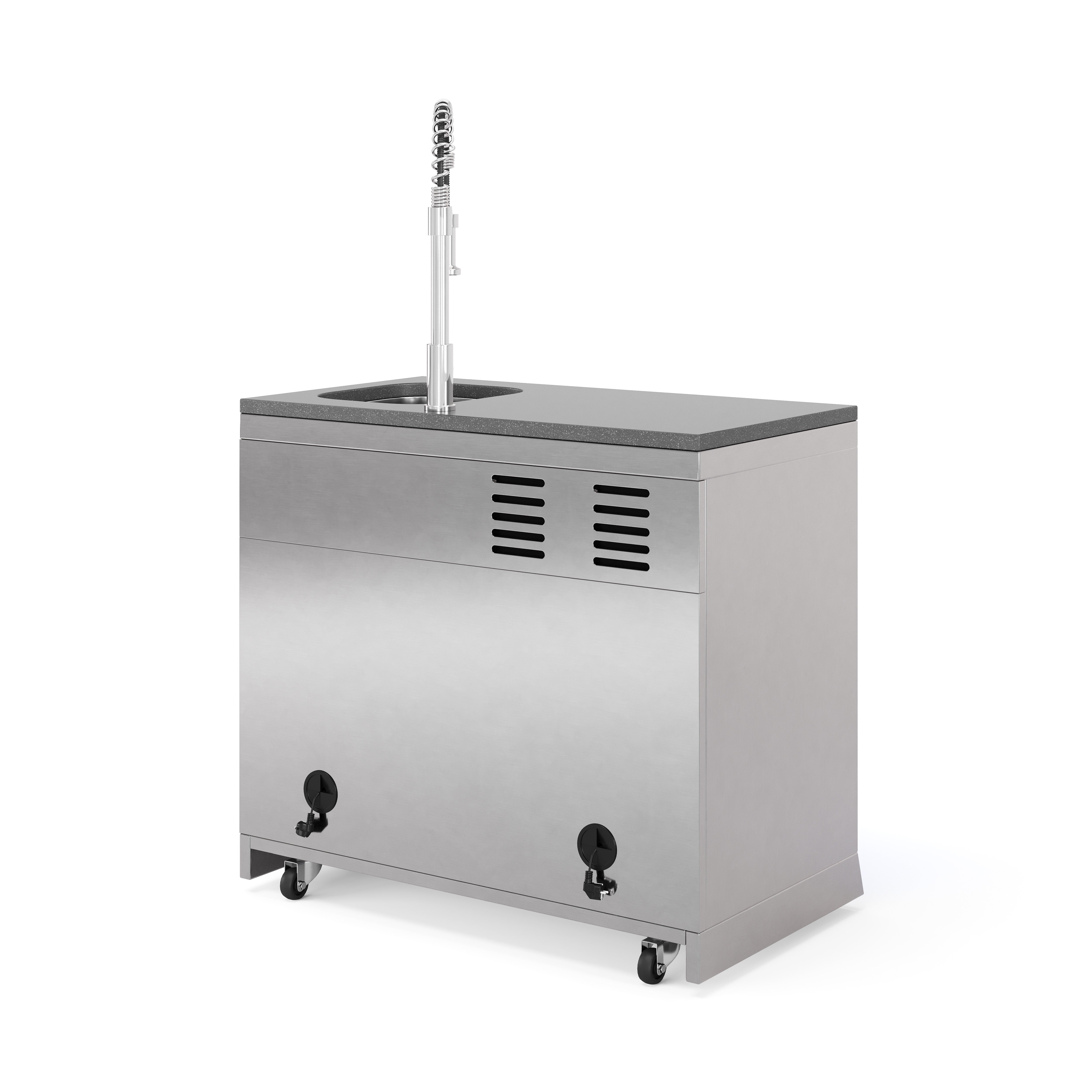 SILVERBACK COOL-CLEAN Kühlschrank-Spülbecken-Kombi