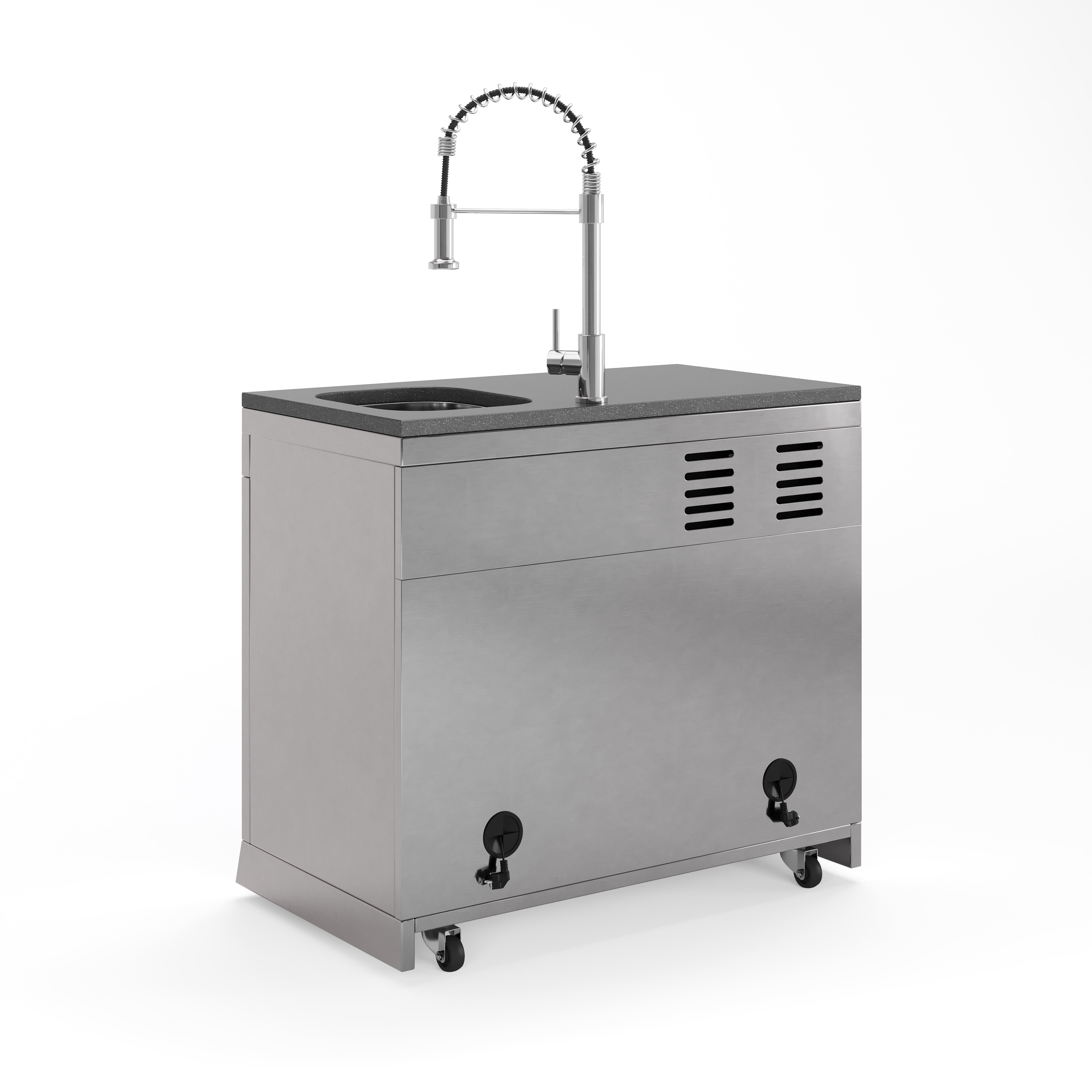 SILVERBACK COOL-CLEAN Kühlschrank-Spülbecken-Kombi