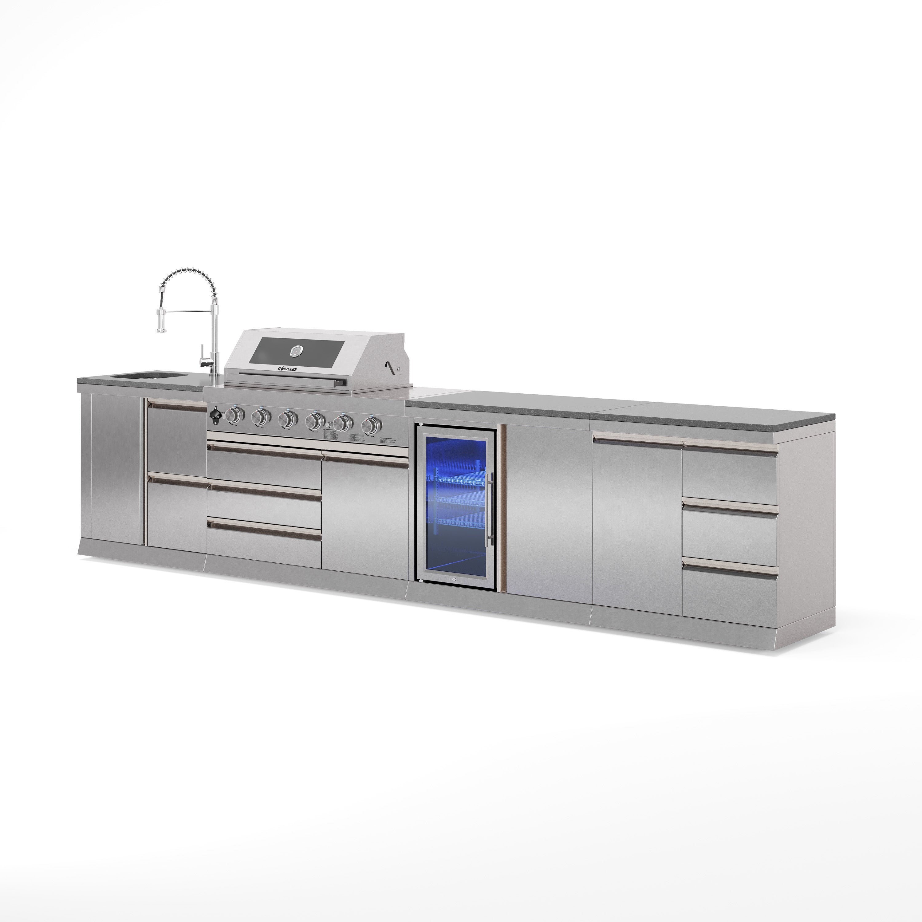 Cucina da esterno SB-L2 | Griglia a gas | Pulito | Bello | Preparazione