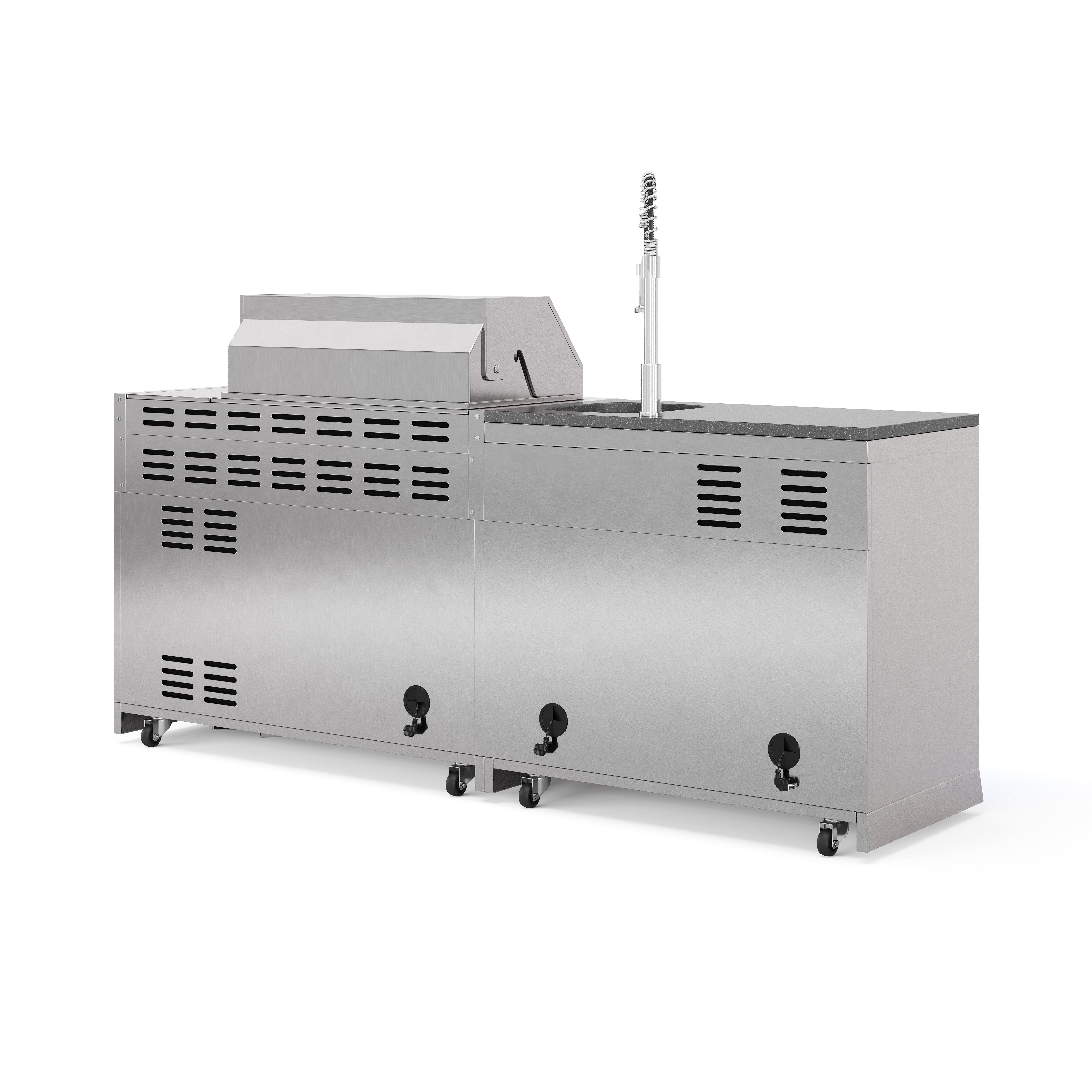 Cucina da esterno SB-S1 | Griglia a gas | Fresco pulito