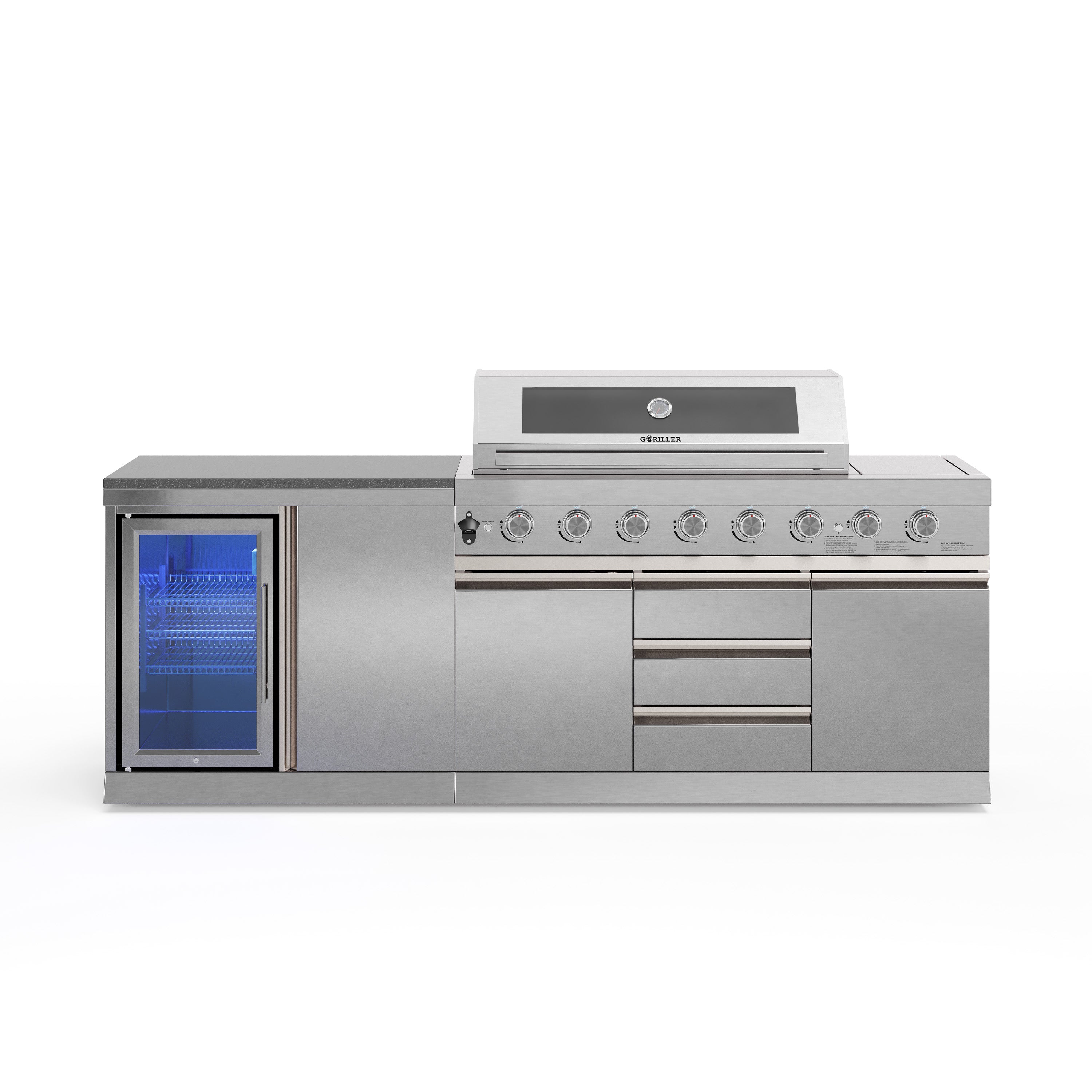 Cucina da esterno SB-S4 | Griglia a gas | Freddo
