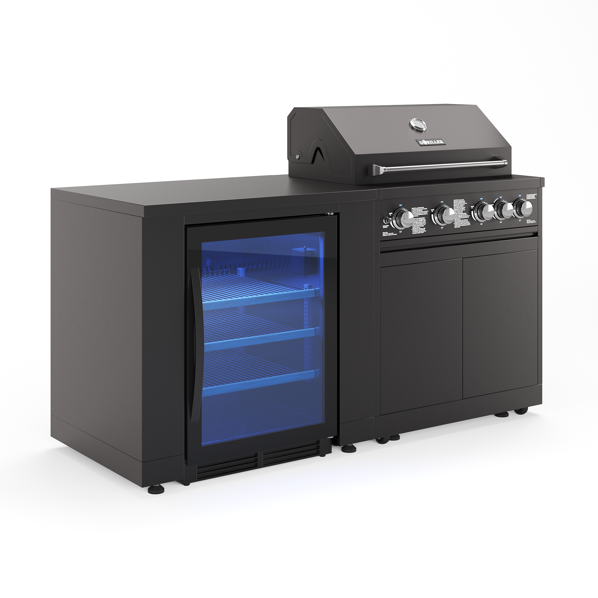 Jungle S1 Outdoorküche | 5-burner gas grill | Cool