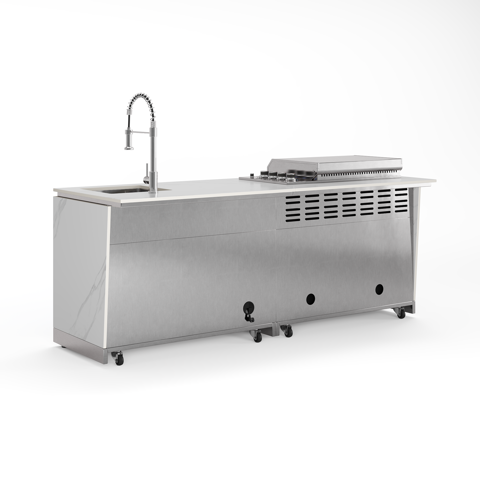 ALPHA Outdoorküche | Gasgrill | Cool-Clean