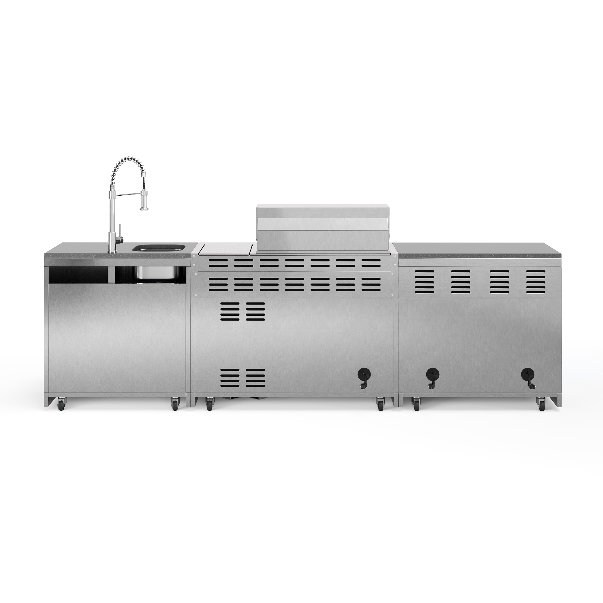 SB-M1 Outdoorküche | 6-Brenner Gasgrill | Cool-Duo | Clean