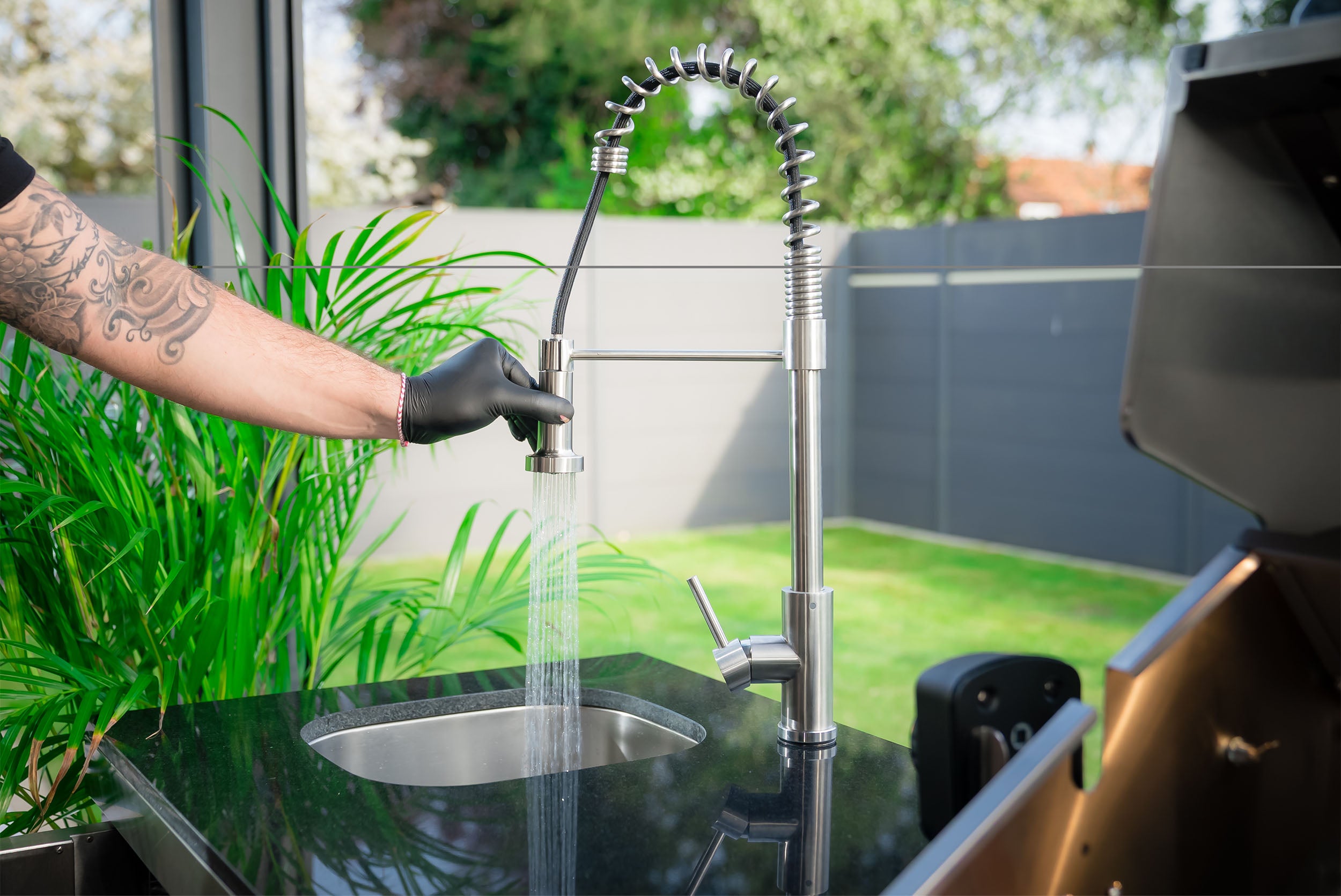 SB-M1 Outdoorküche | 6-Brenner Gasgrill | Cool-Duo | Clean