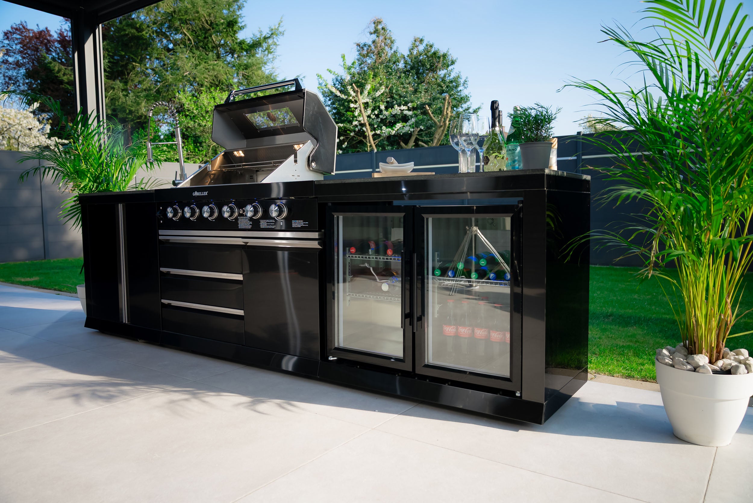 BB-M1 Outdoor-Küche | 6+2 Gasgrill | Cool-Duo | Clean