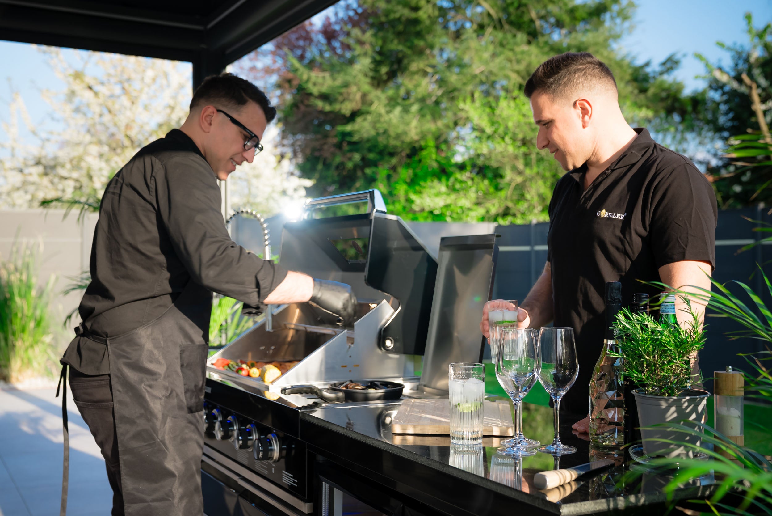 Cocina al aire libre BB-M1 | 6+2 Gas Grill | Dúo genial | Limpio