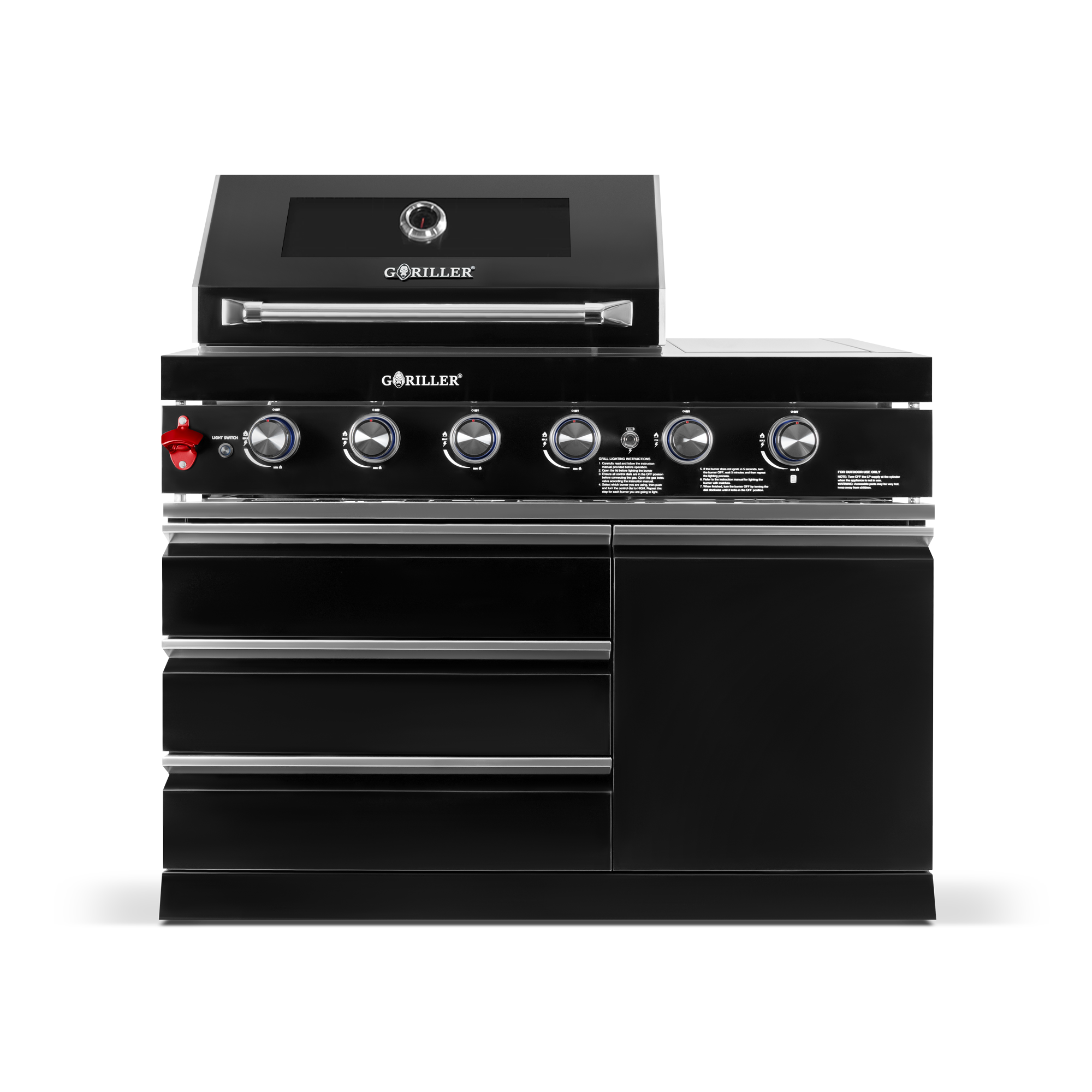 <tc>Blackback</tc> 4+2 burner gas grill