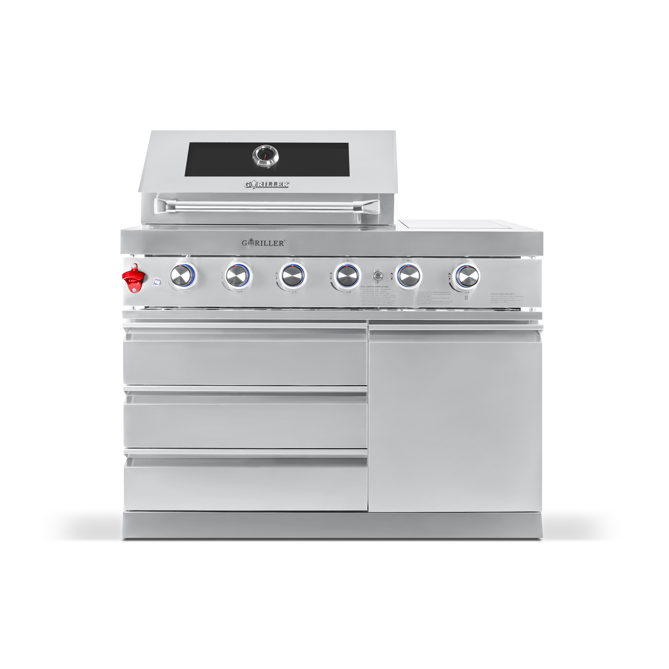 Redacta 4+2 quemador Grill