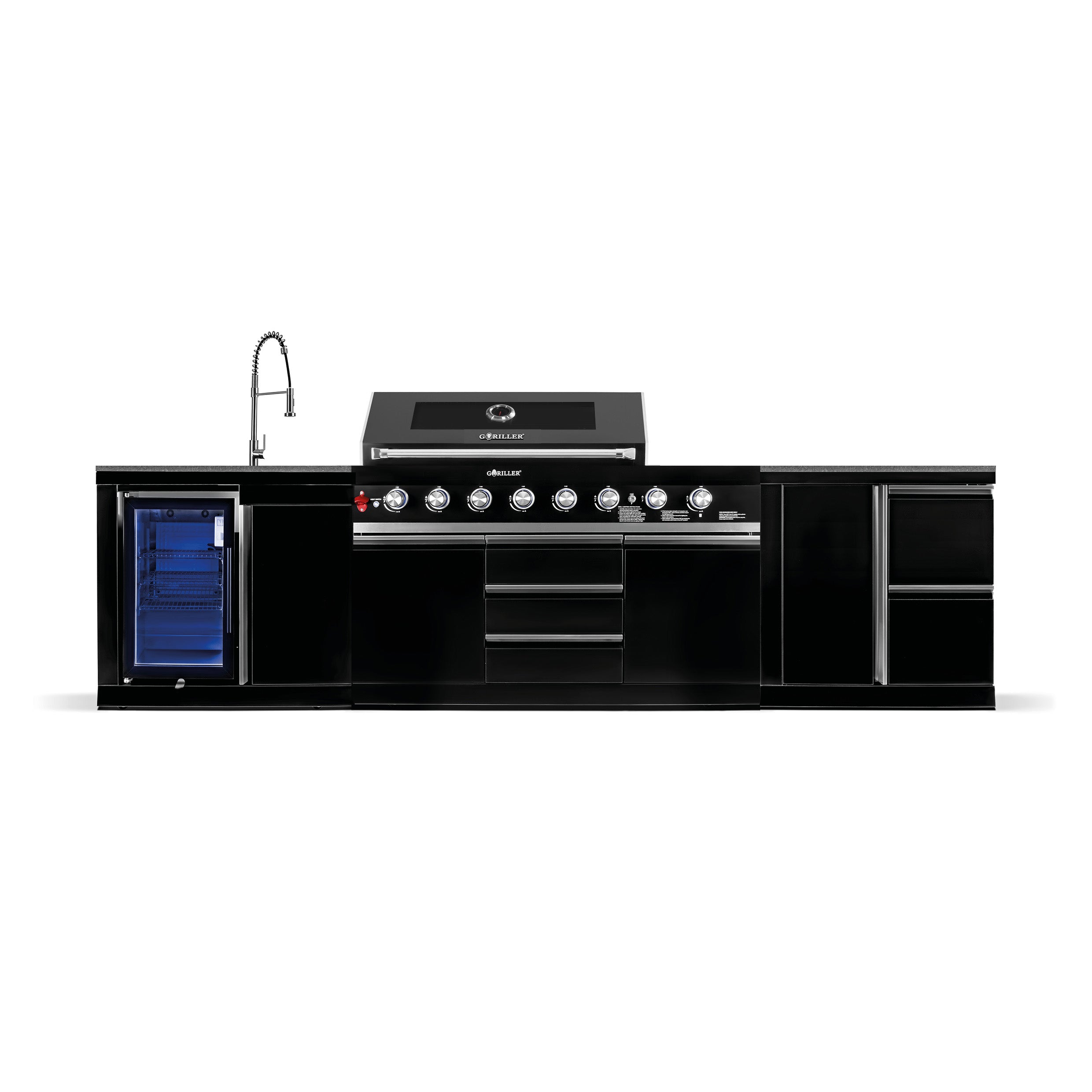 BB-M3 Outdoor-Küche | 6+2 Gasgrill | Cool-Clean | Prep