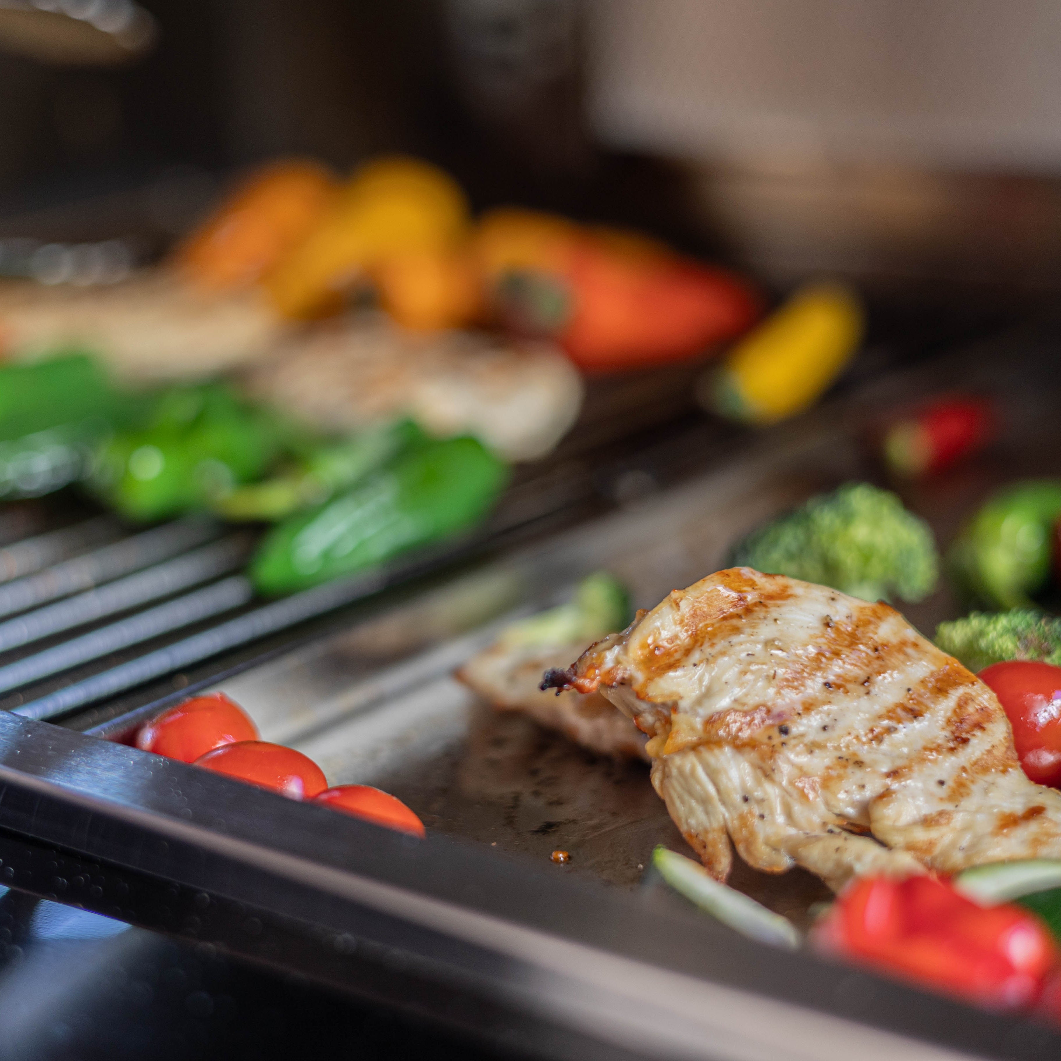 Edelstahl Plancha / Teppanyaki / Grillplatte