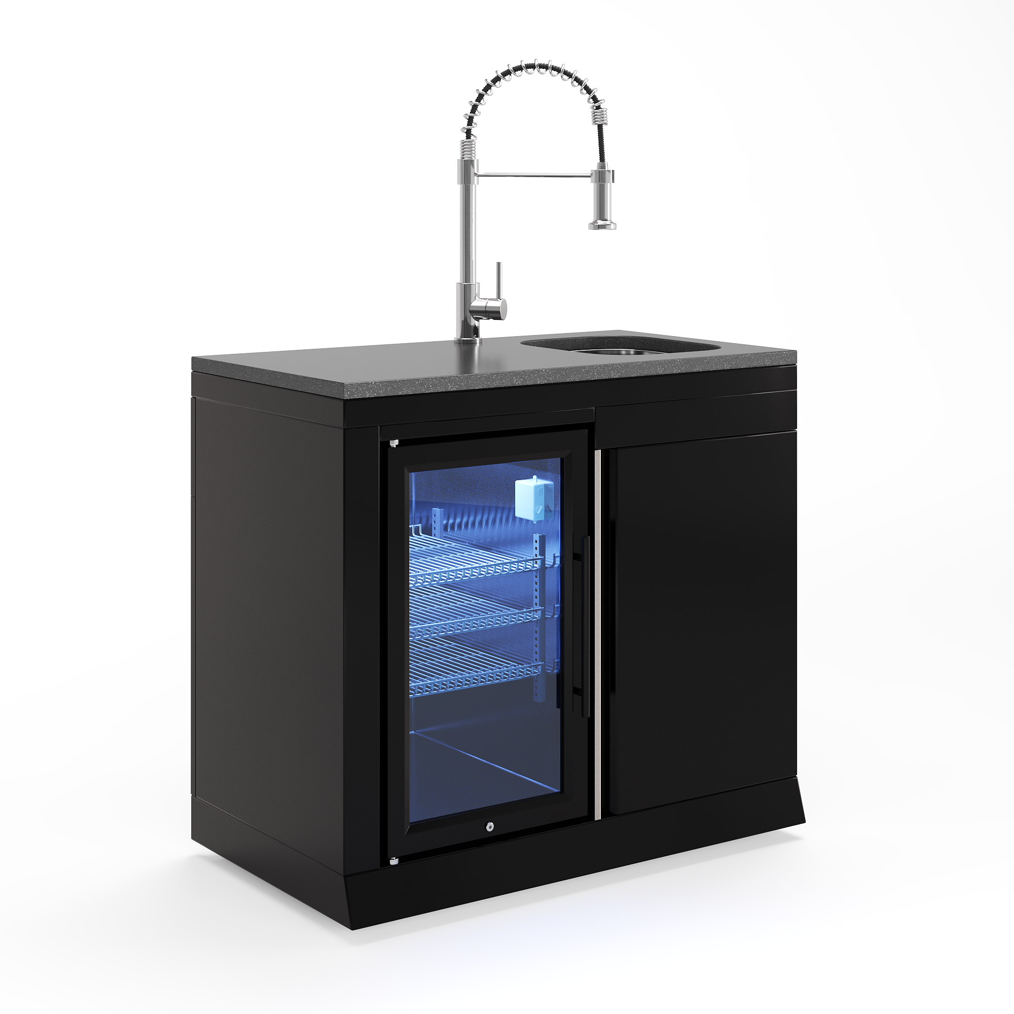 BLACKBACK COOL-CLEAN Kühlschrank-Waschtisch