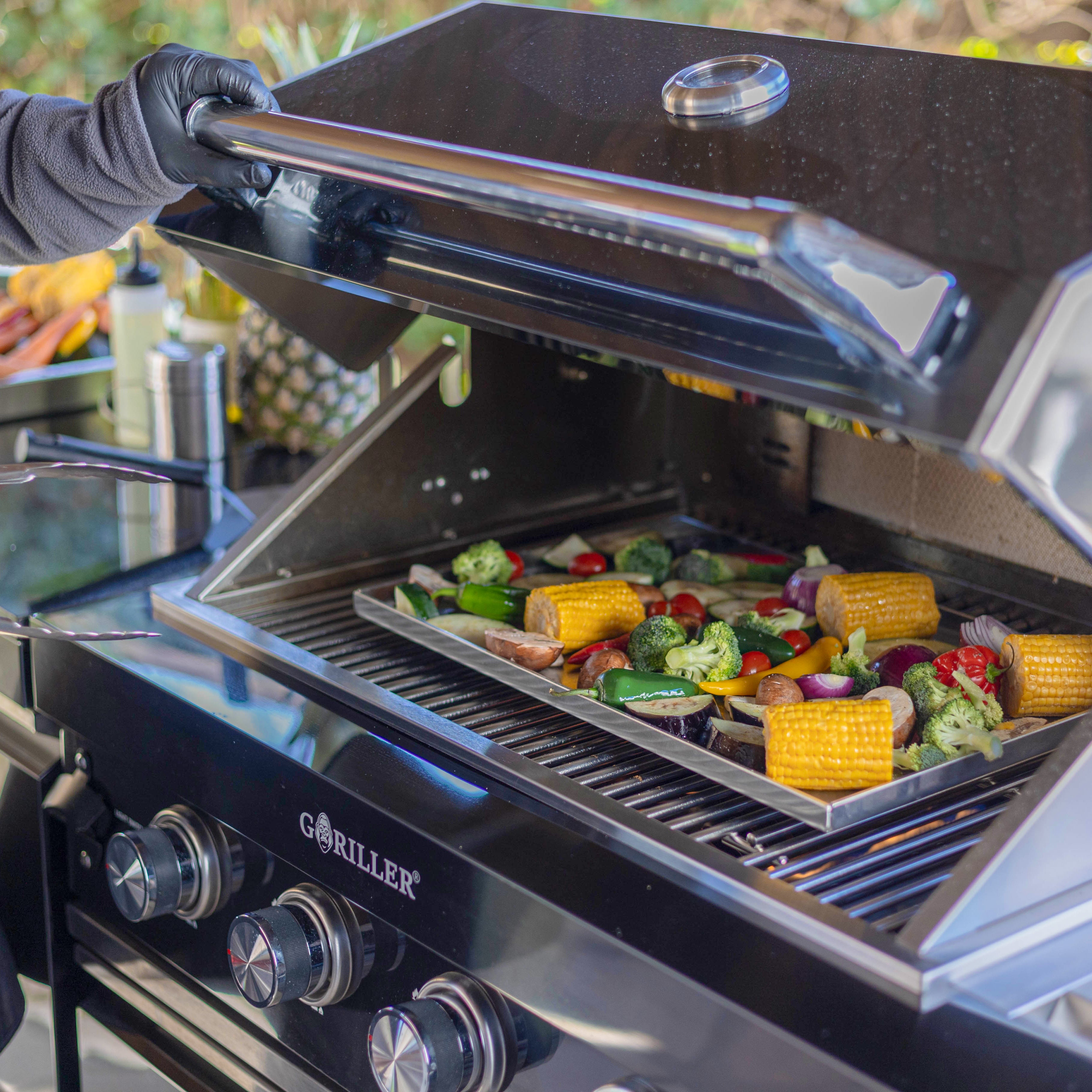 Edelstahl Plancha / Teppanyaki / Grillplatte