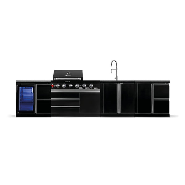 BB-L4 Outdoor-Küche | 4+2 Gasgrill | Cool | Clean | Prep