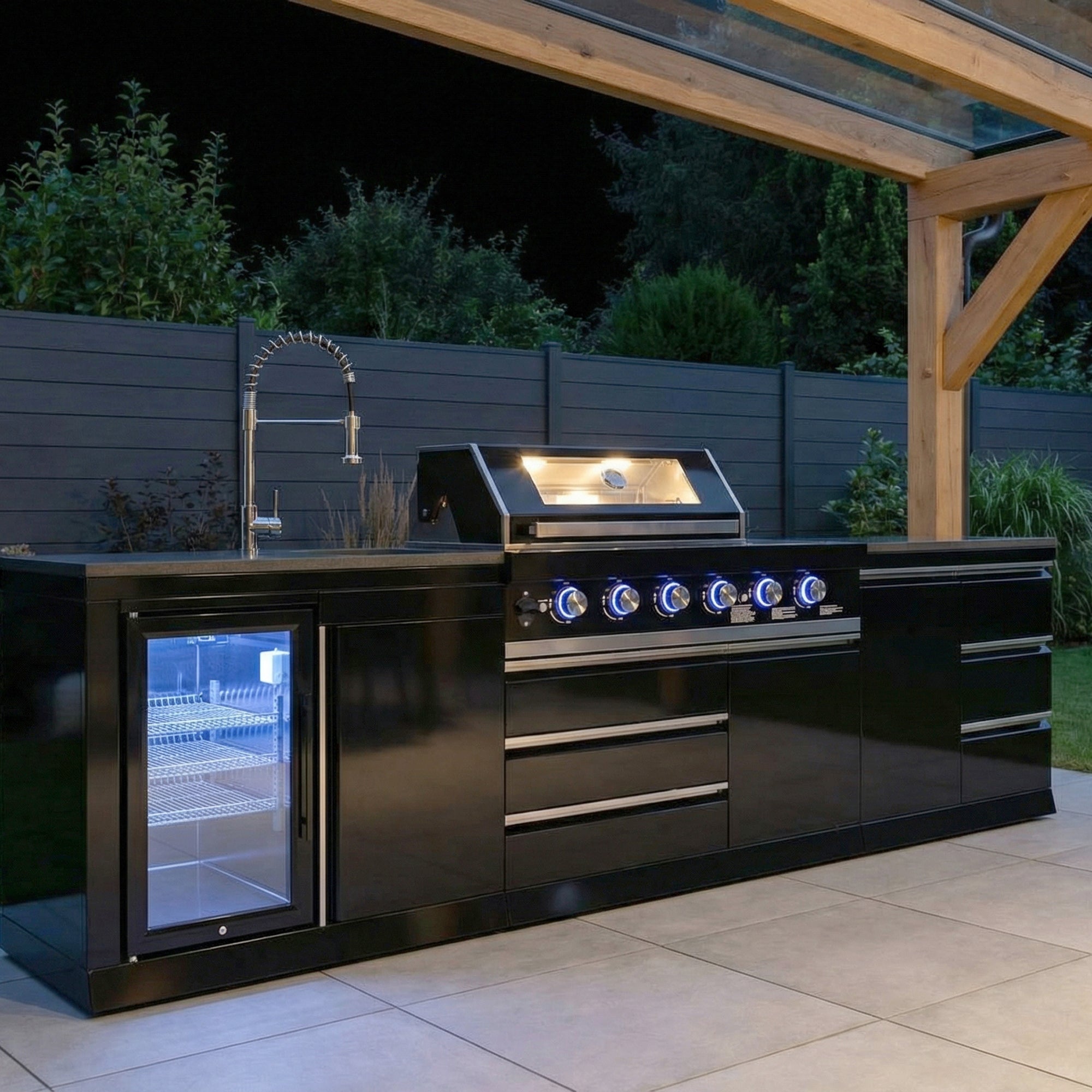 BB-M3 Outdoorküche | Gasgrill | Cool-Clean | Prep