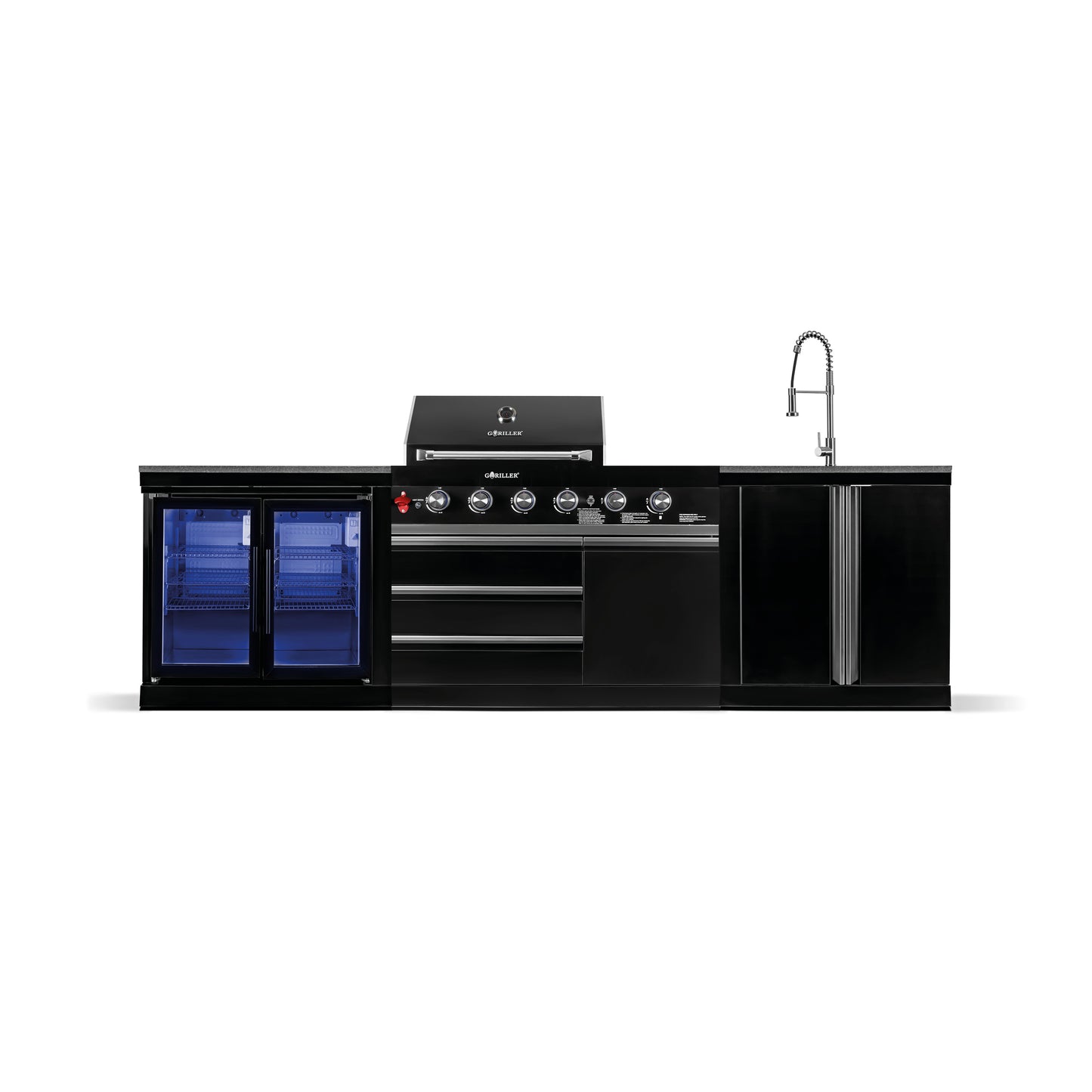 BB-M6 Outdoor-Küche | 4+2 Gasgrill | CoolDuo | Clean