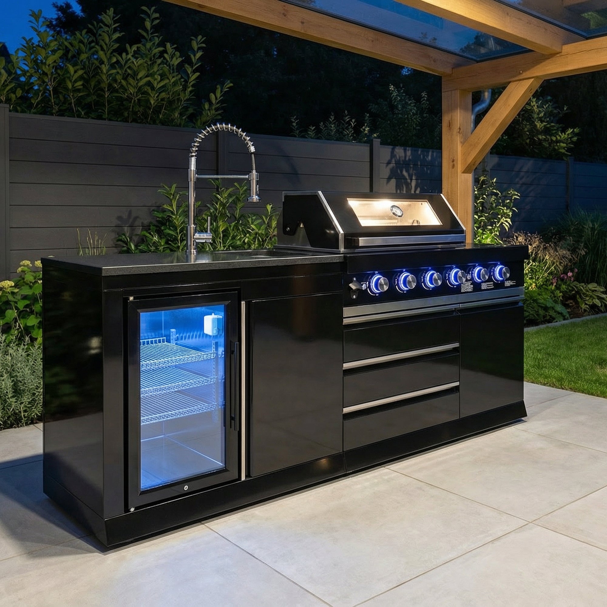 BB-S1 Outdoorküche | Gasgrill | Cool-Clean