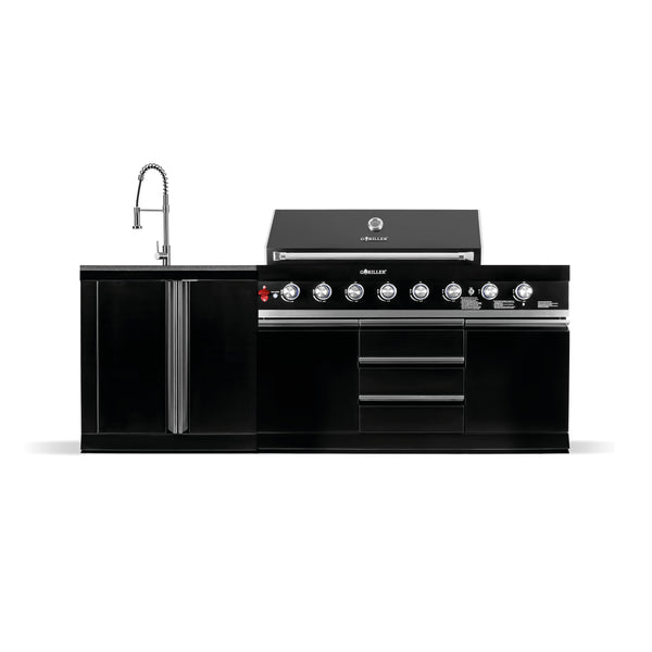 BB-S3 Outdoor-Küche | 6+2 Gasgrill | Clean