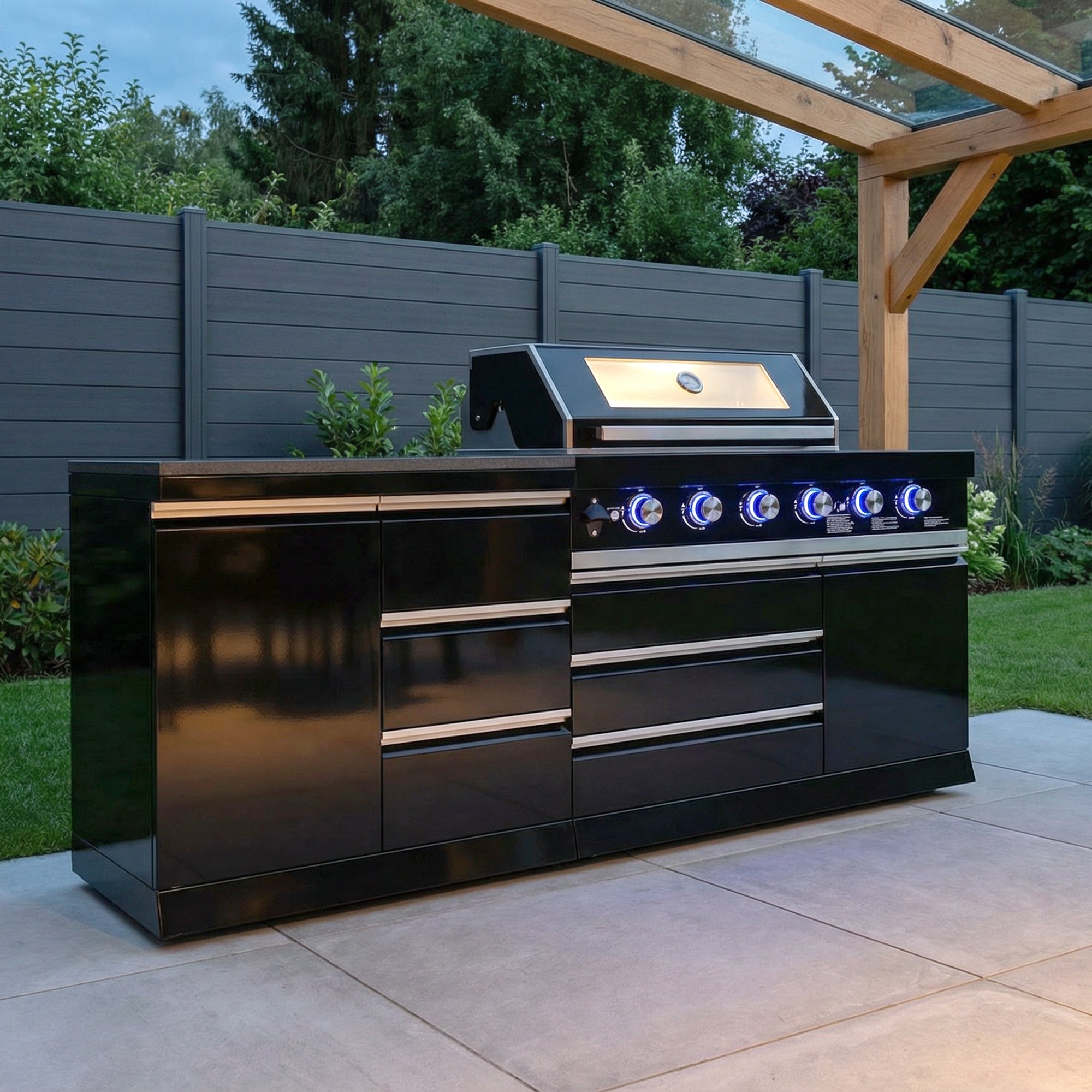 BB-S5 Outdoorküche | Gasgrill | Prep