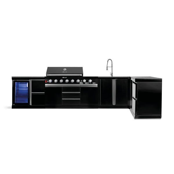 BB-XL2 Outdoor-Küche | 6+2 Gasgrill | Cool | Clean | Prep | Corner