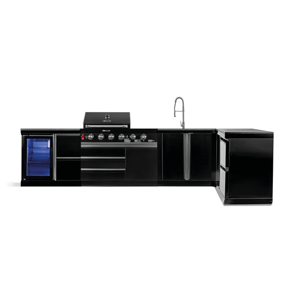 BB-XL4 Outdoor-Küche | 4+2 Gasgrill | Cool | Clean | Prep | Corner