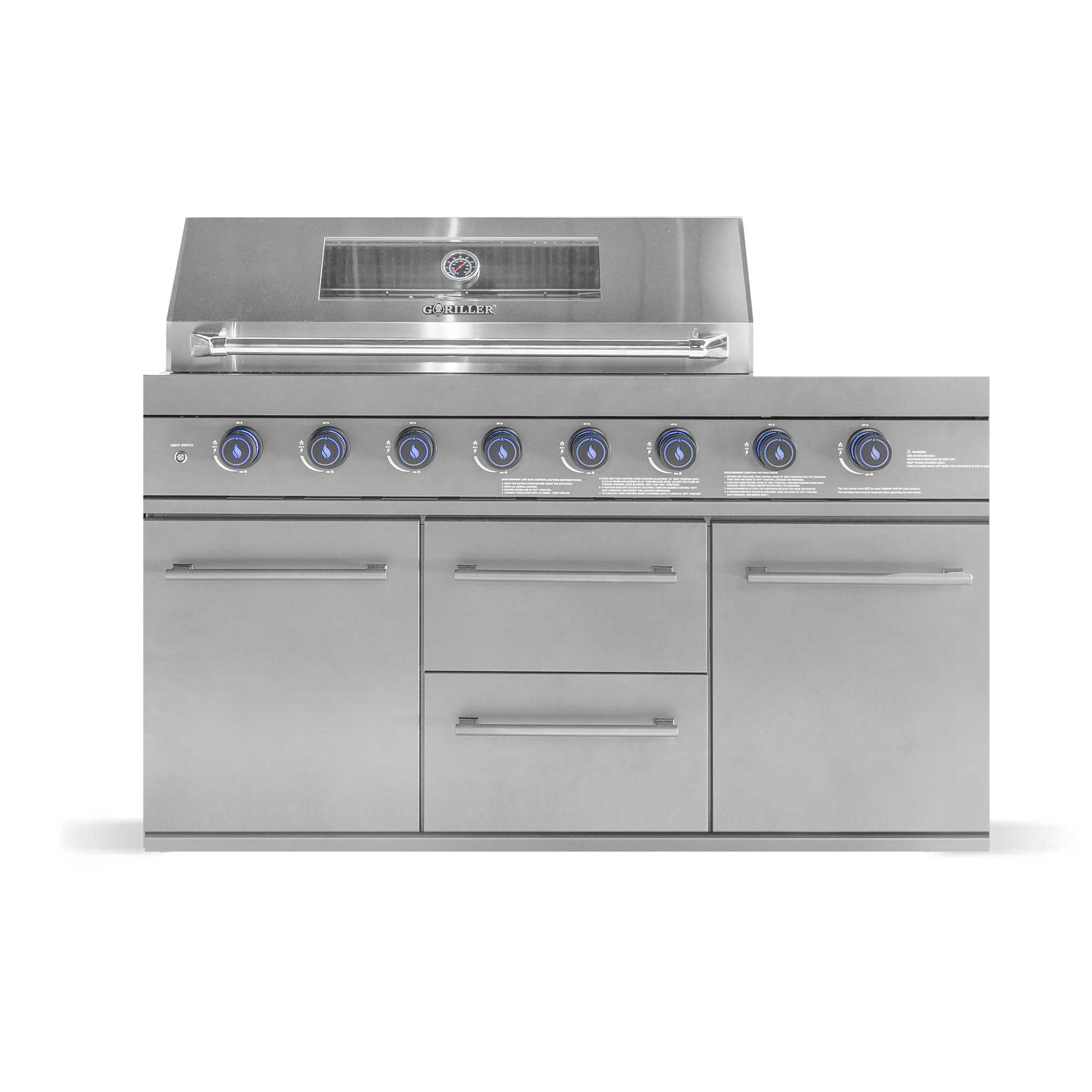 EMPIRE 8-Brenner Gasgrill