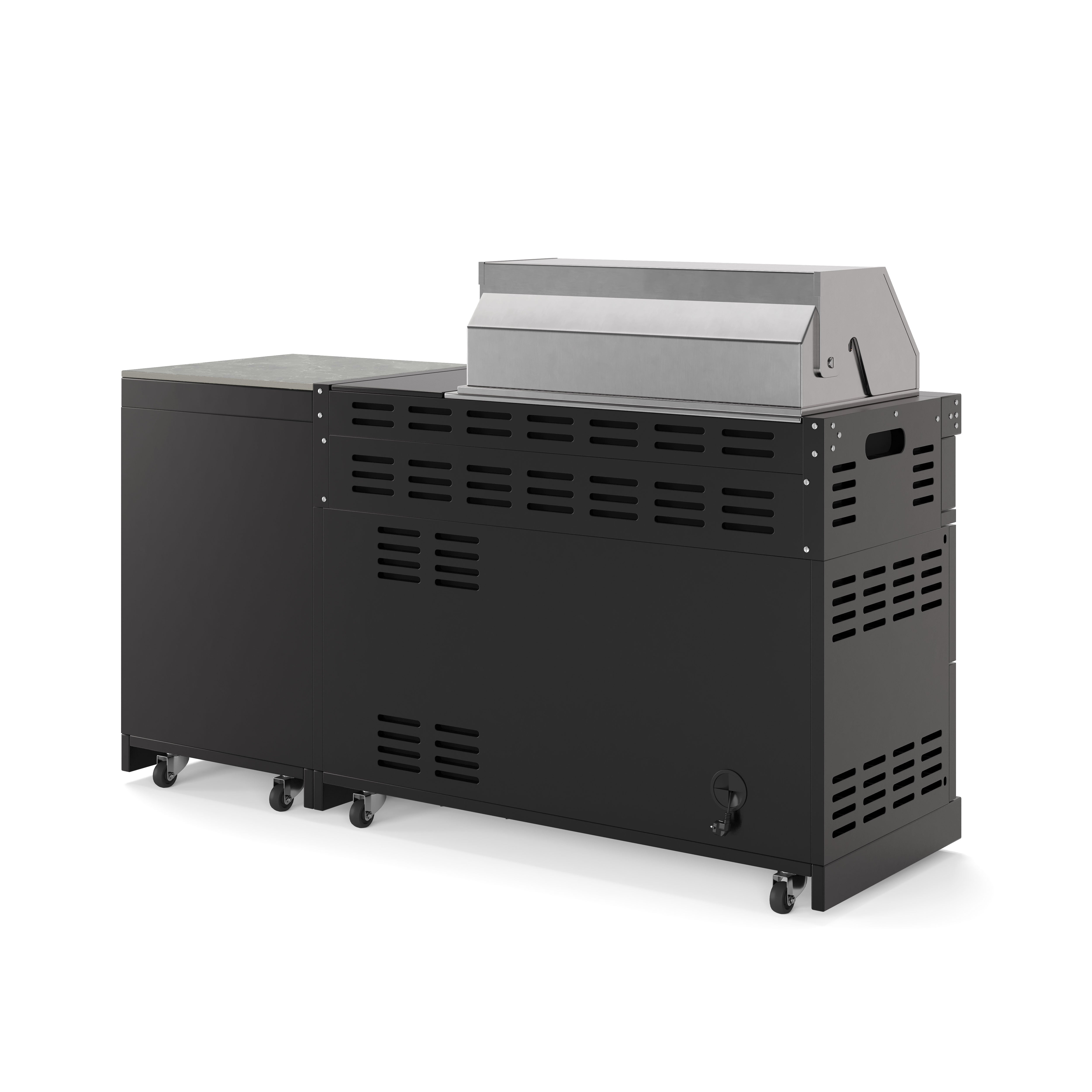 EMPIRE S2 Outdoorküche | Gasgrill | Prep Schwarz