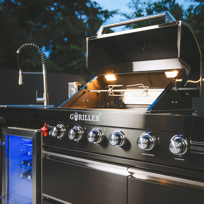 BB-S1 Outdoor-Küche | 6+2 Gasgrill | Cool Clean