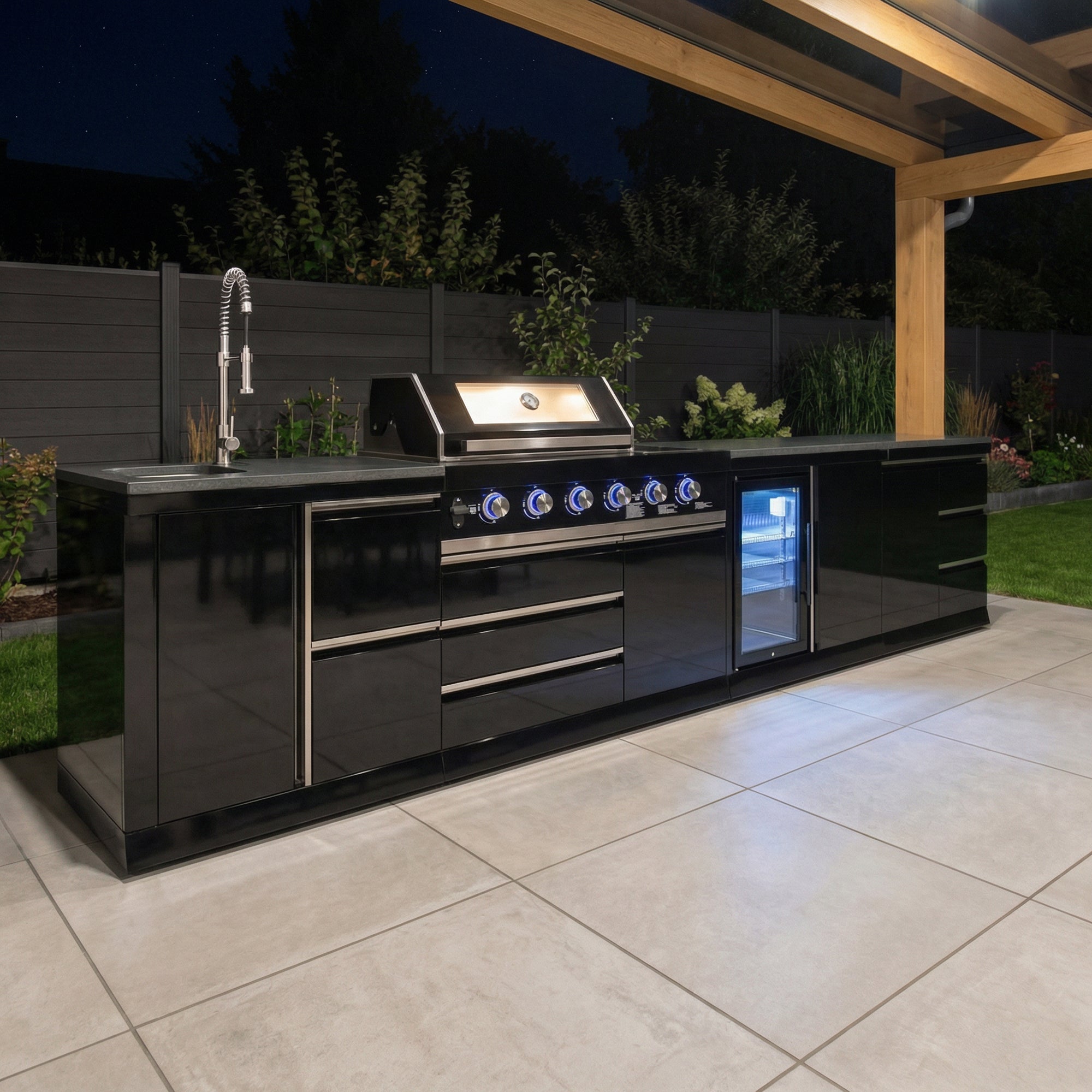 BB-L2 Outdoorküche | Gasgrill | Cool | Clean | Prep