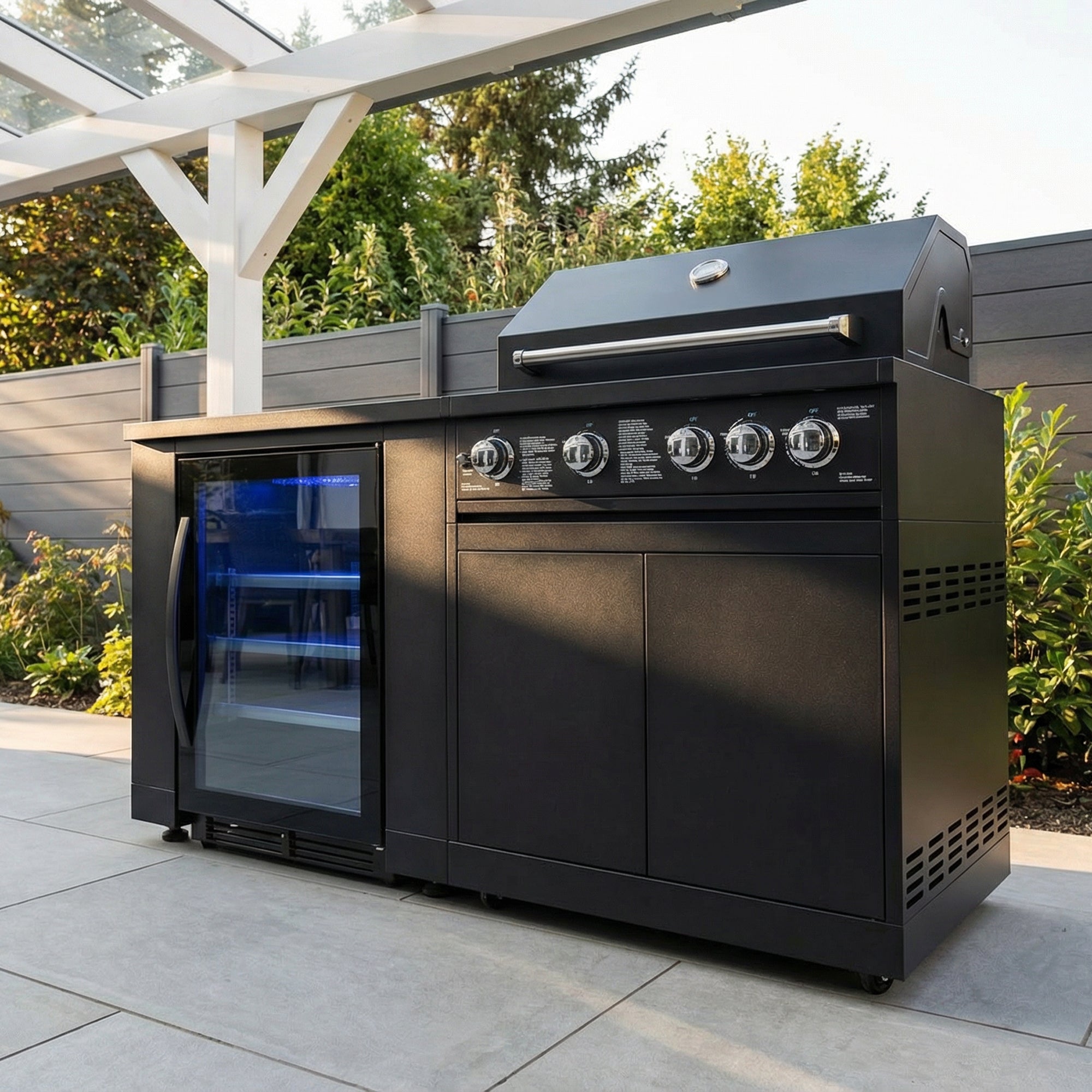 JUNGLE S1 Outdoorküche | 5-Brenner Gasgrill | Cool