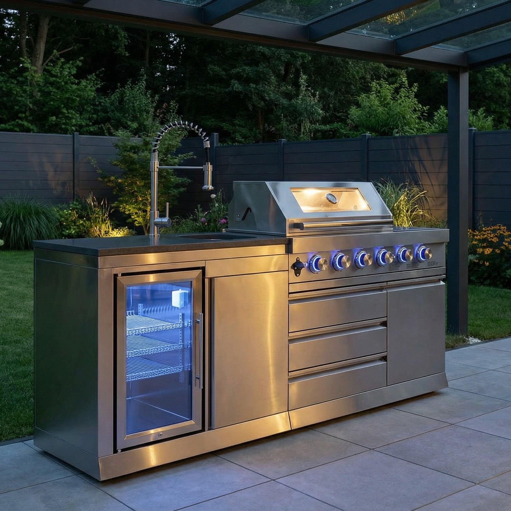 SB-S1 Outdoorküche | Gasgrill | Cool-Clean