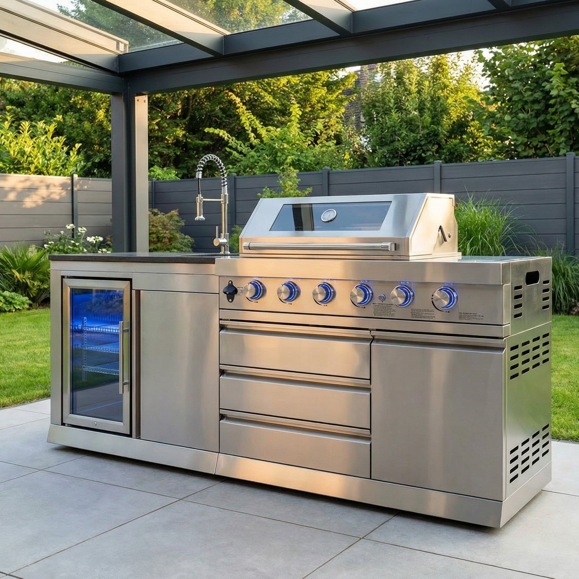 SB-S1 Outdoorküche | Gasgrill | Cool-Clean