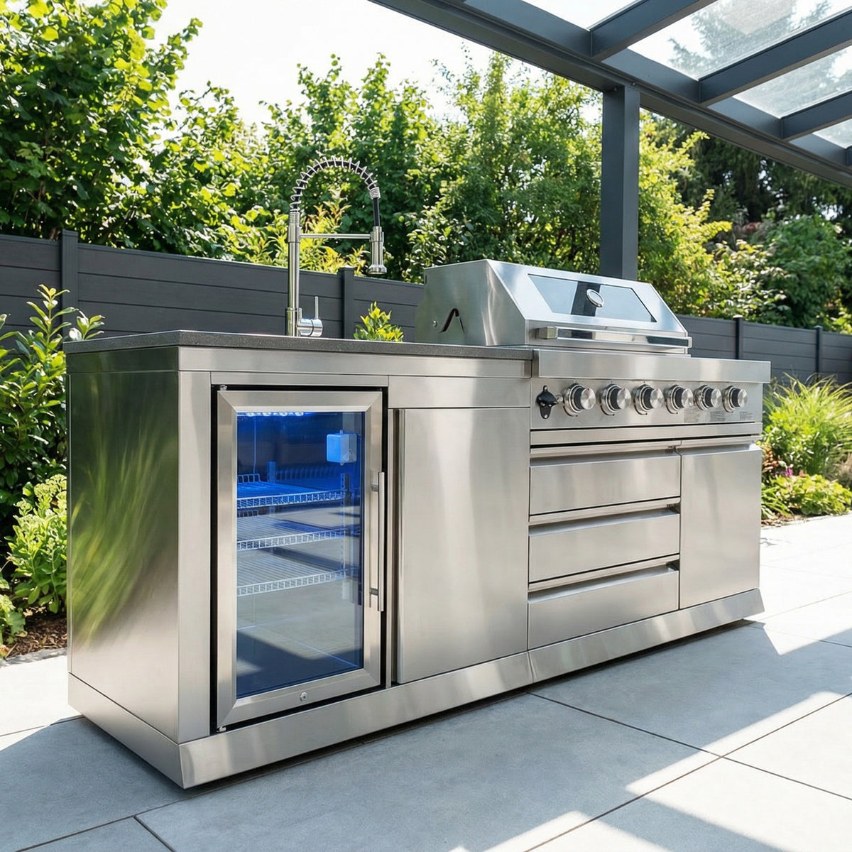 SB-S1 Outdoorküche | Gasgrill | Cool-Clean