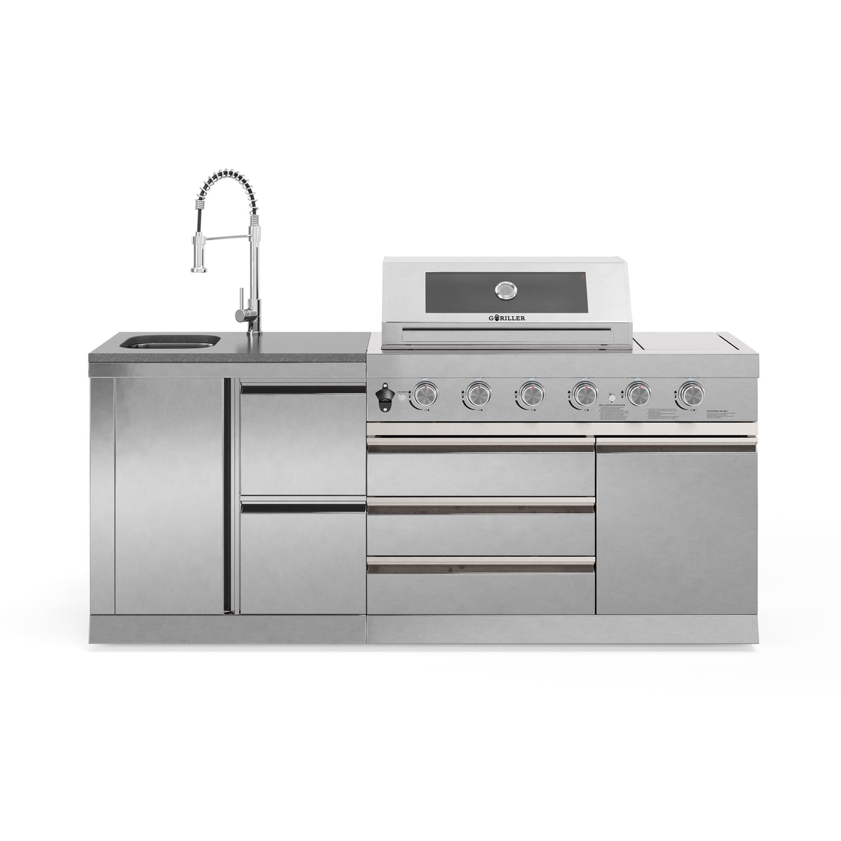 SB-S3 Outdoorküche | Gasgrill | Clean