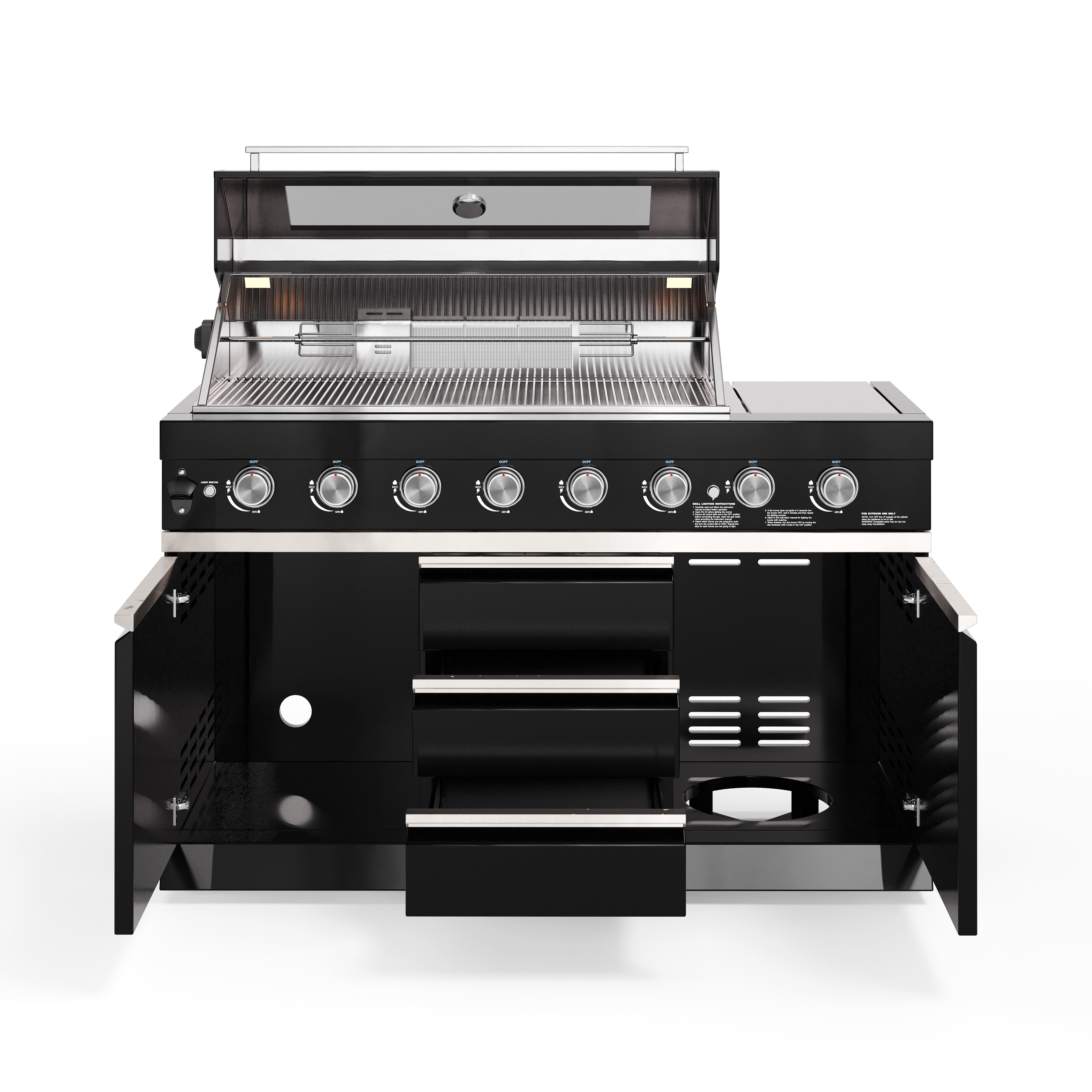 Blackback 6+2 Burner Gas Grill