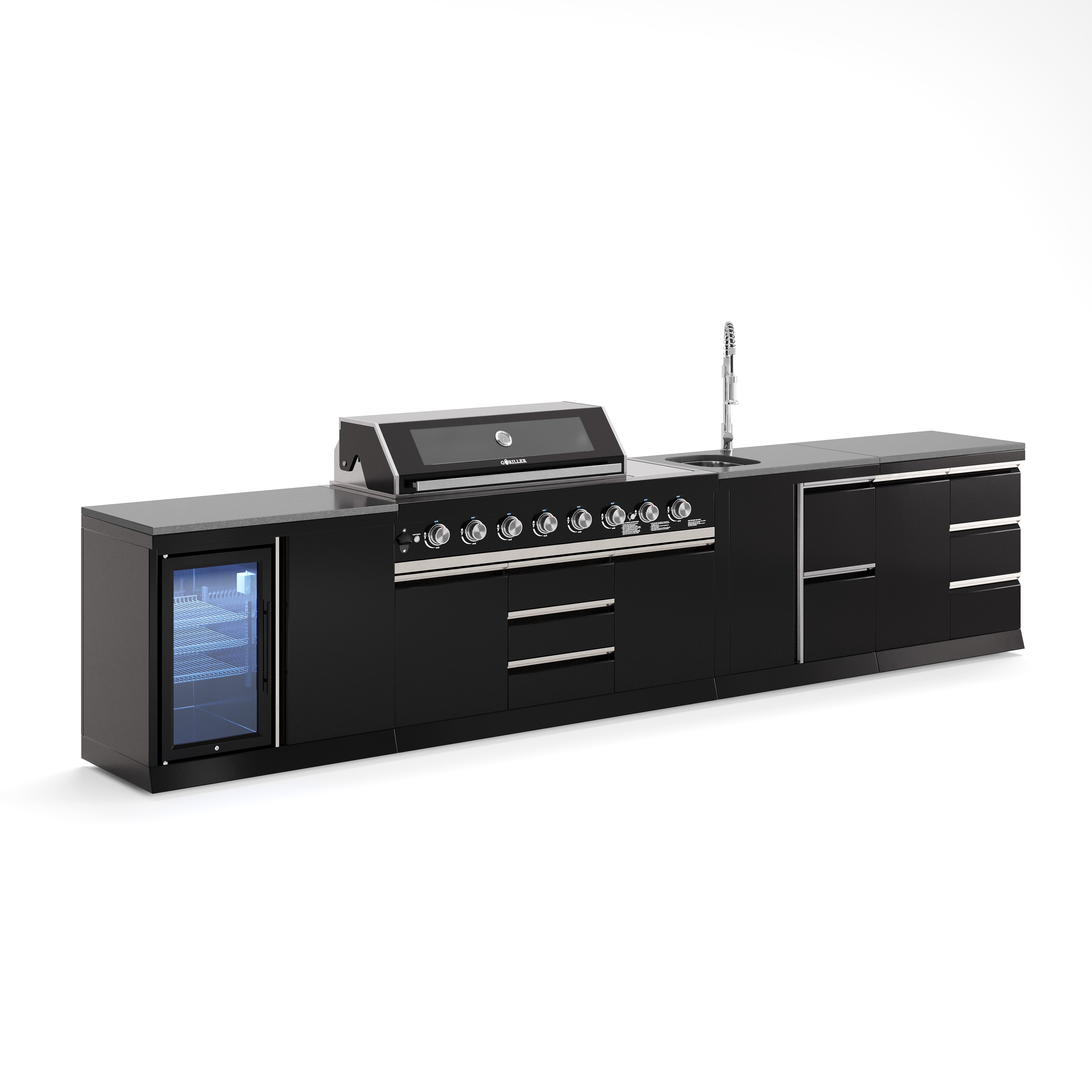 BB-L2 Outdoorküche | Gasgrill | Cool | Clean | Prep