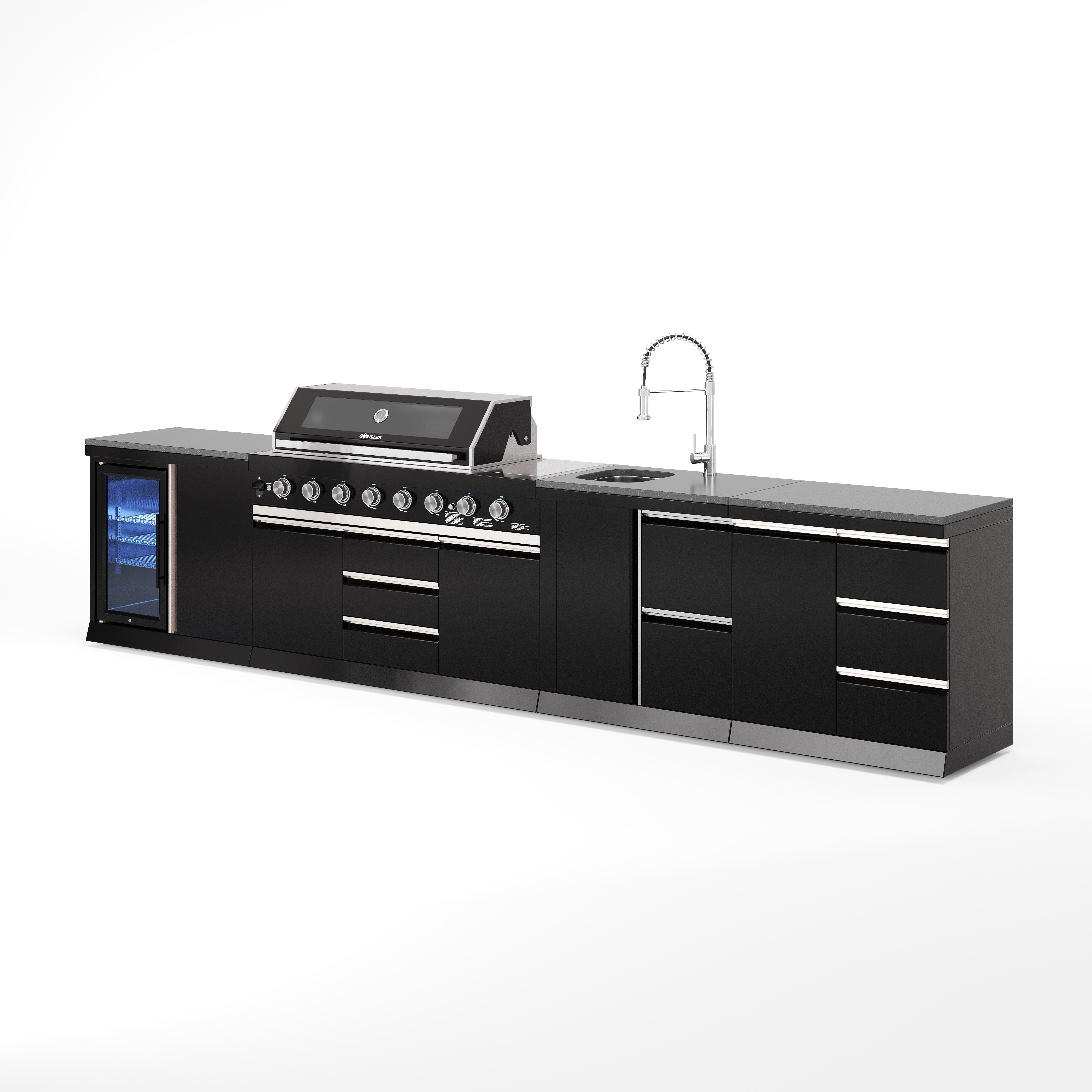 BB-L2 Outdoorküche | Gasgrill | Cool | Clean | Prep