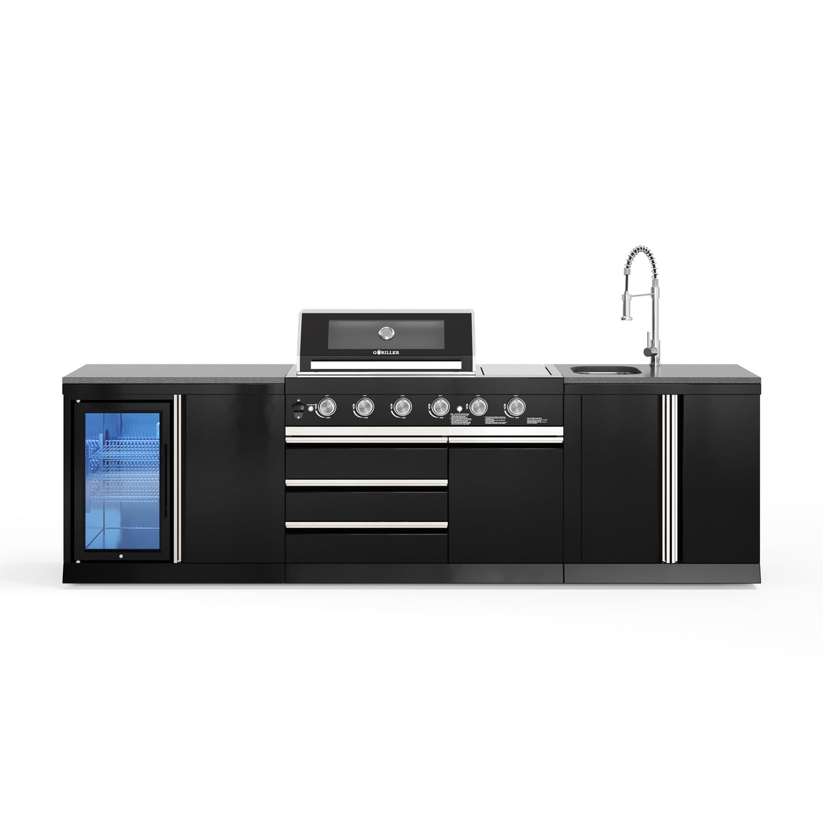 BB-M5 Outdoorküche | Gasgrill | Clean | Prep