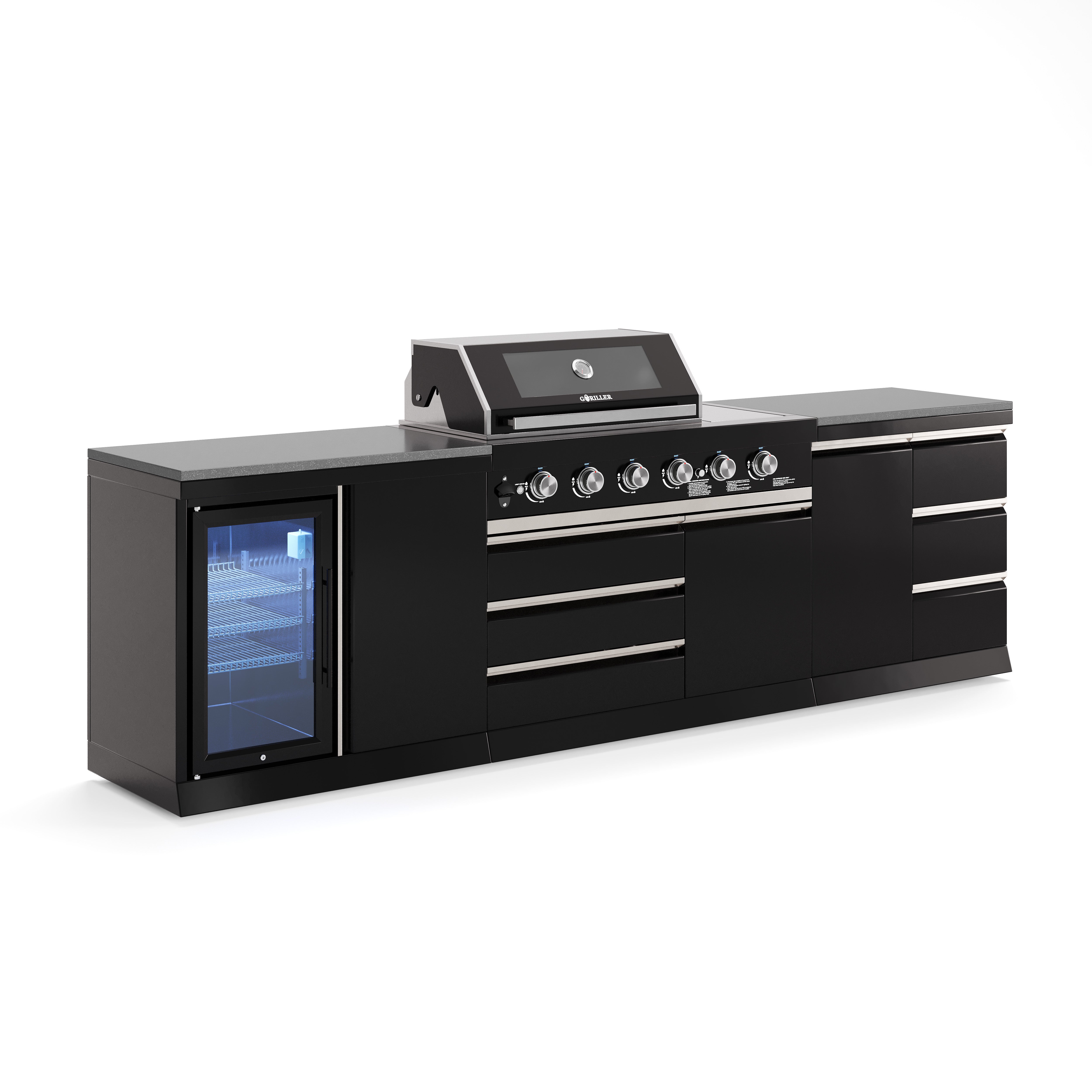 BB-M6 Outdoorküche | Gasgrill | Cool | Prep