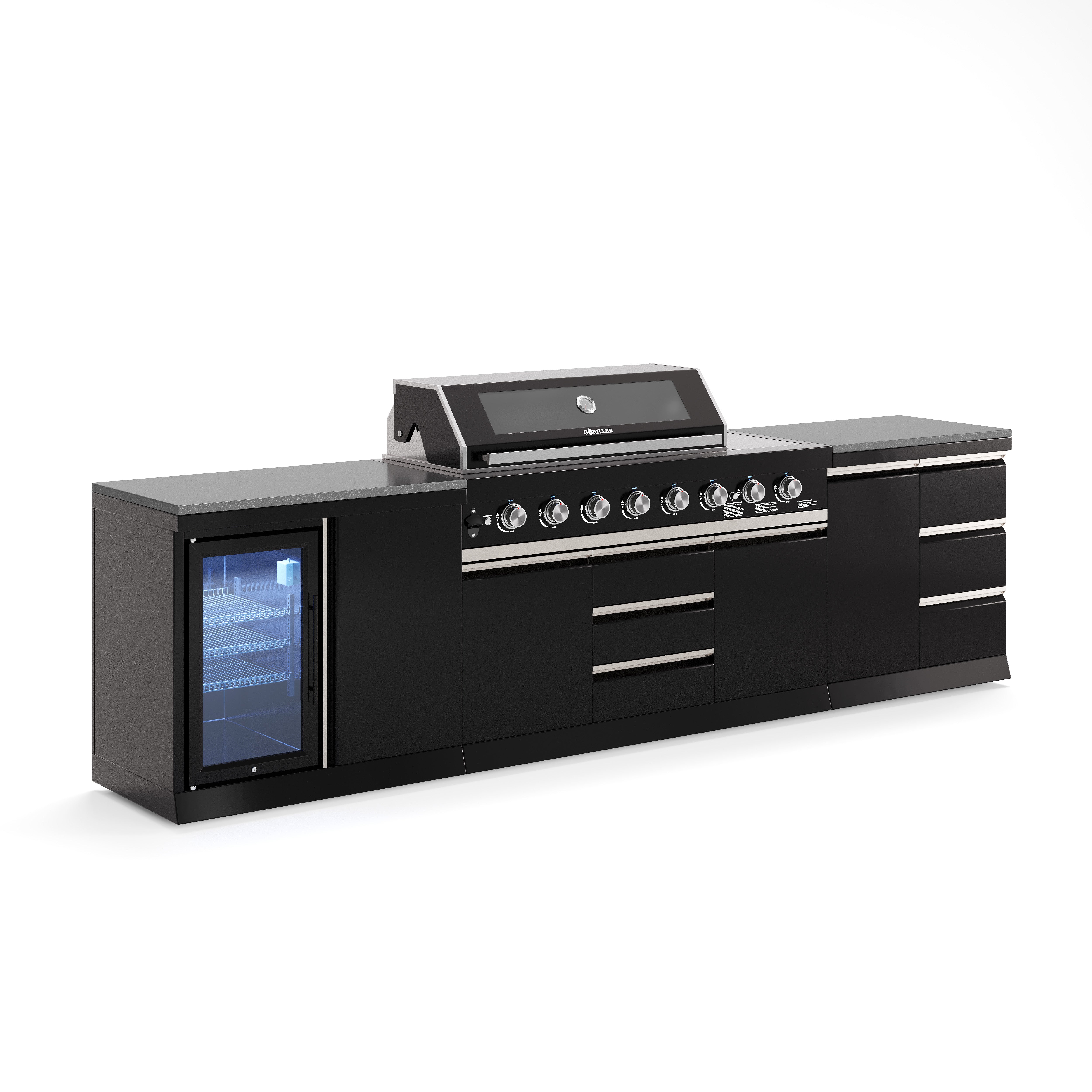 BB-M6 Outdoorküche | Gasgrill | Cool | Prep