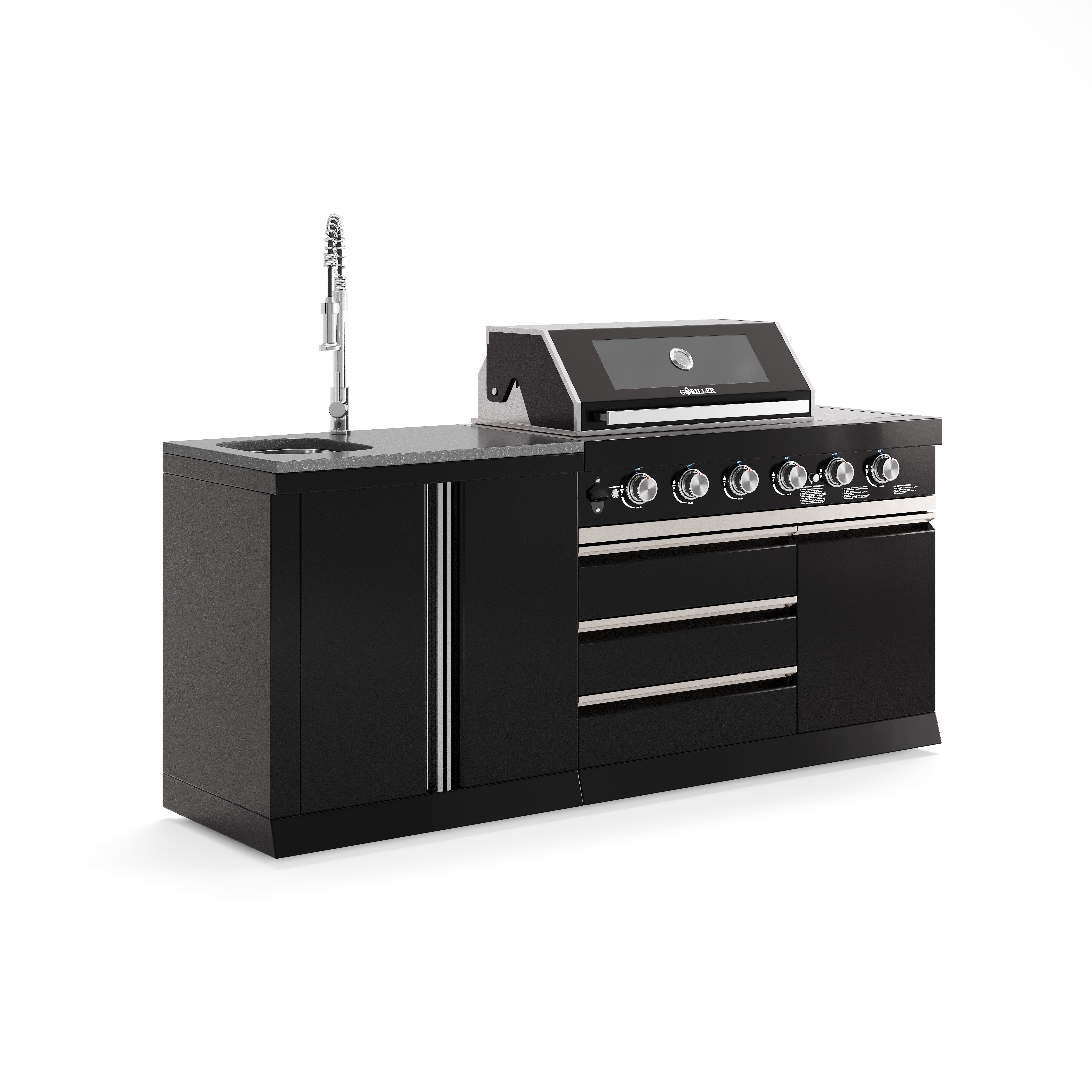 BB-S3 Outdoorküche | Gasgrill | Clean