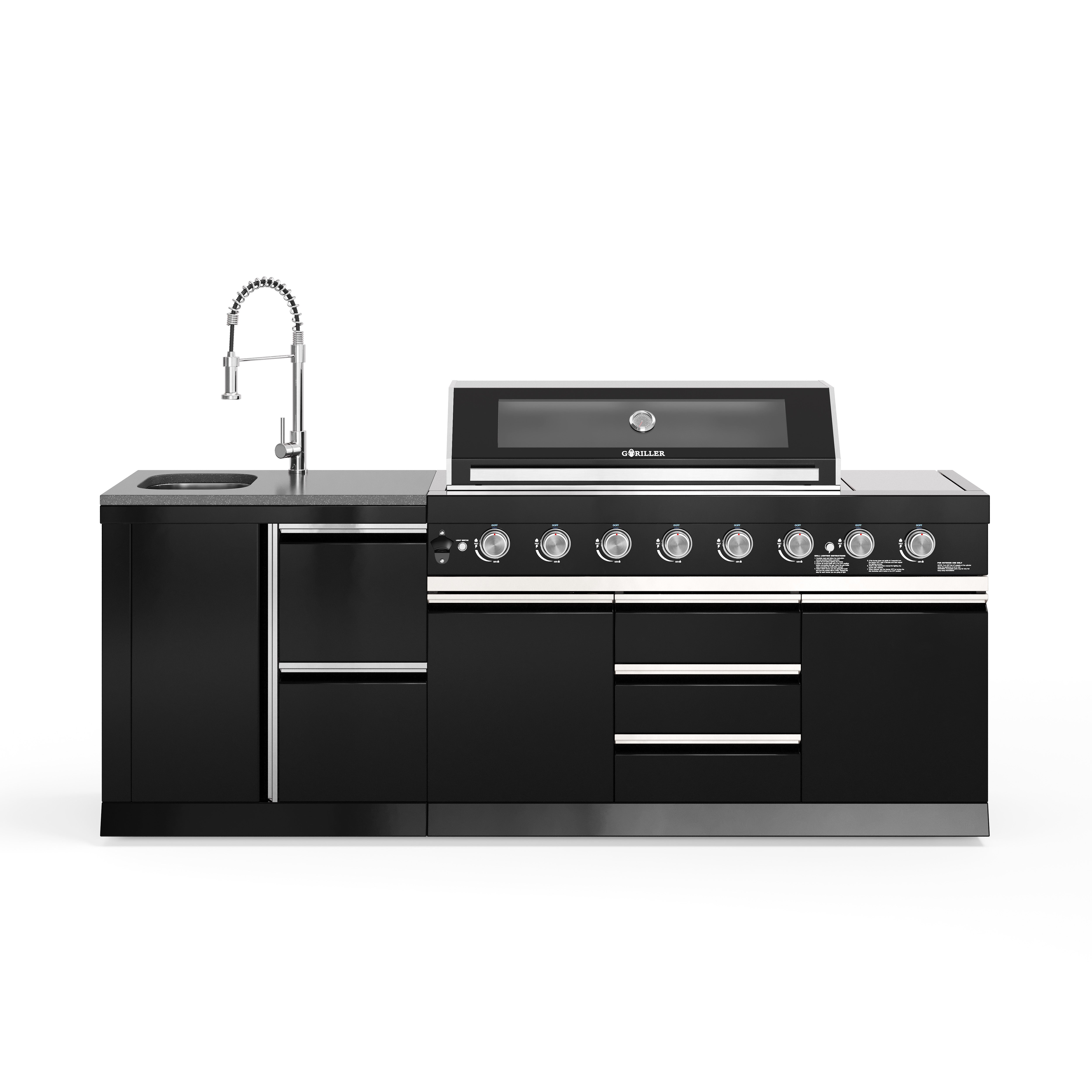 BB-S3 Outdoorküche | Gasgrill | Clean