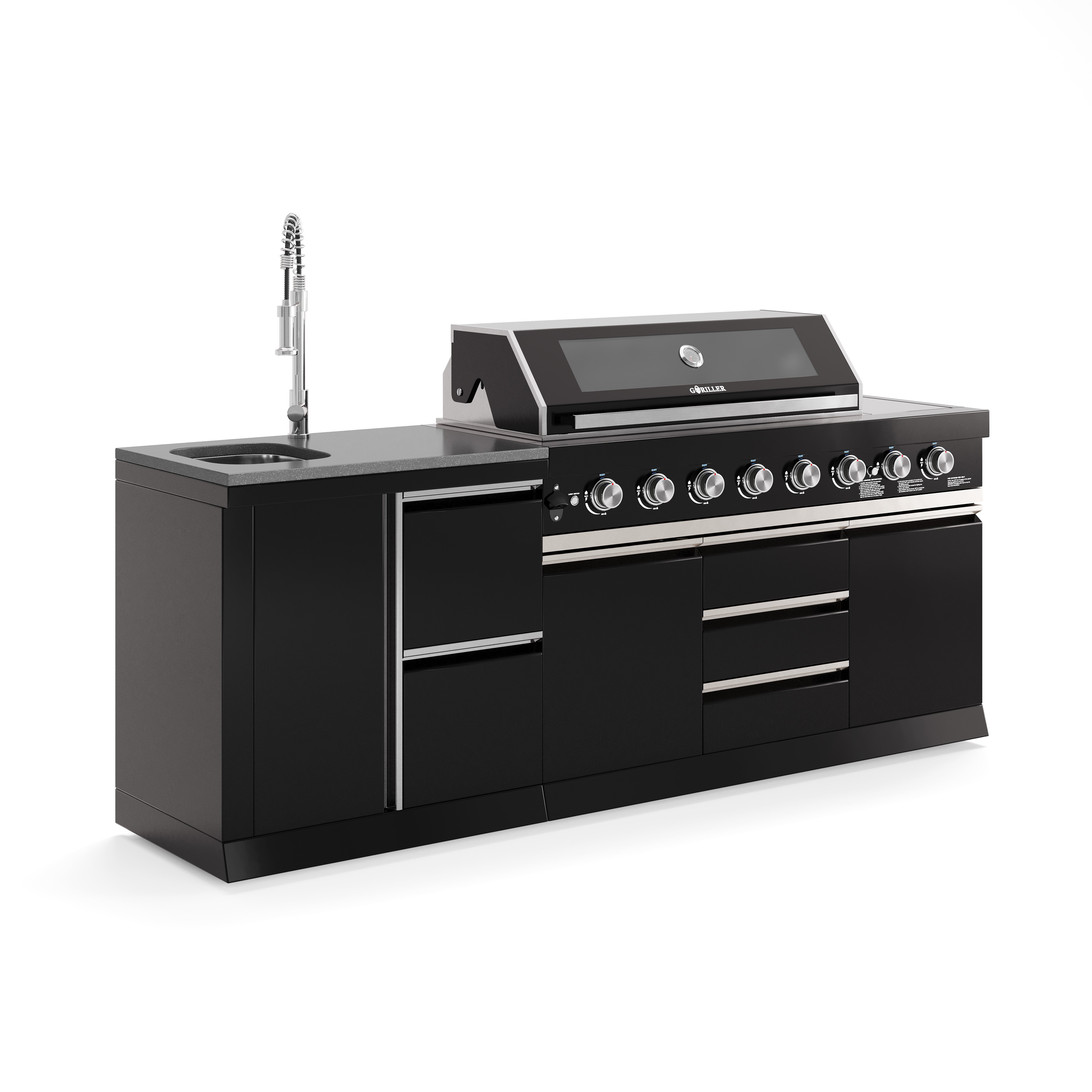 BB-S3 Outdoorküche | Gasgrill | Clean