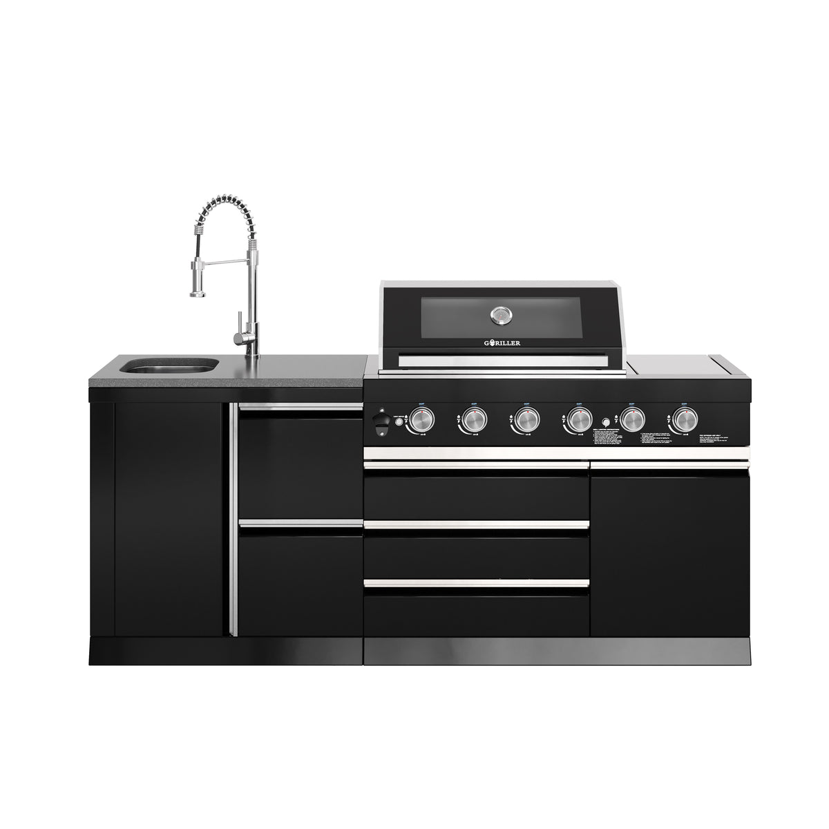 BB-S3 Outdoorküche | Gasgrill | Clean