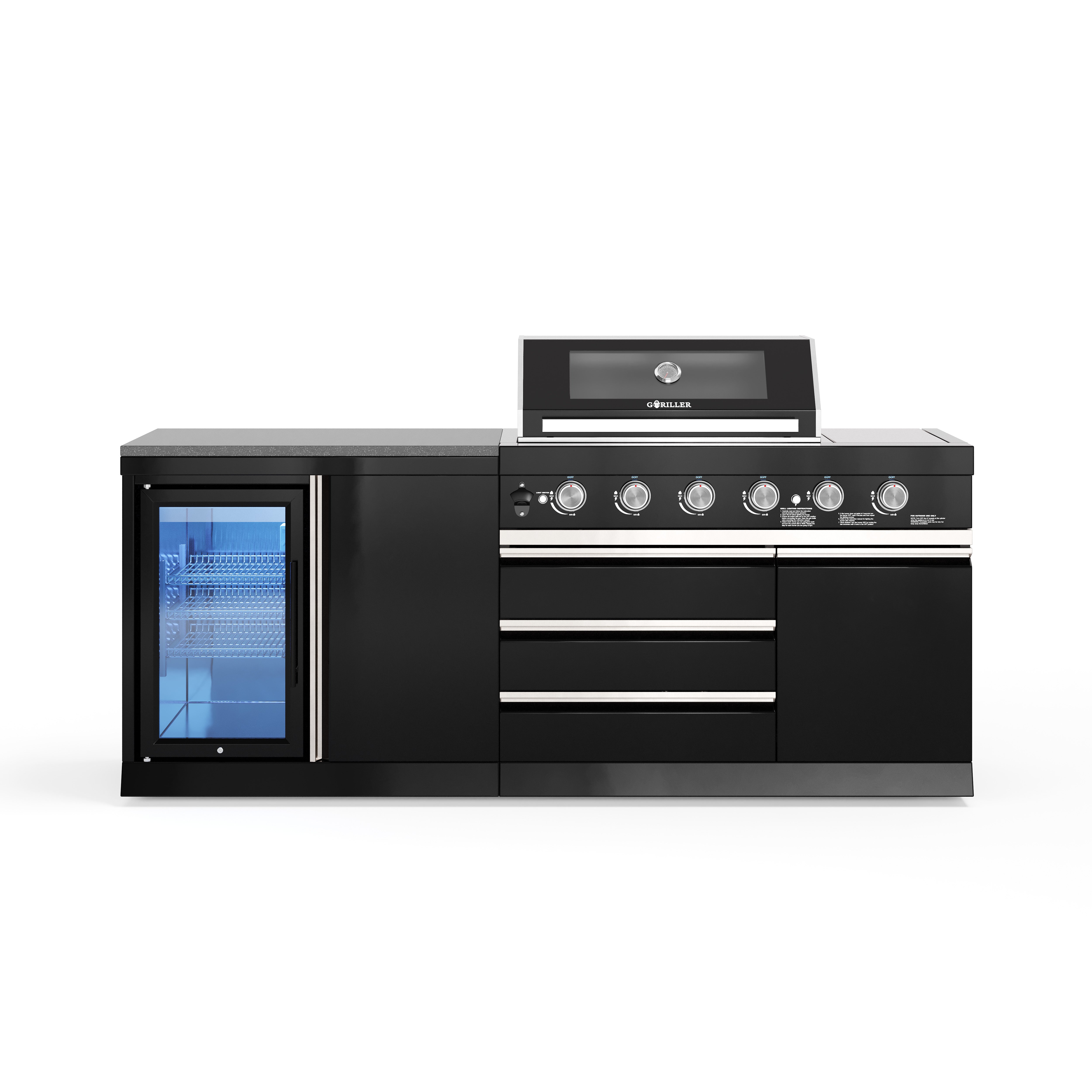 BB-S9 Outdoorküche | 6 حرق الغاز شواية | رائع