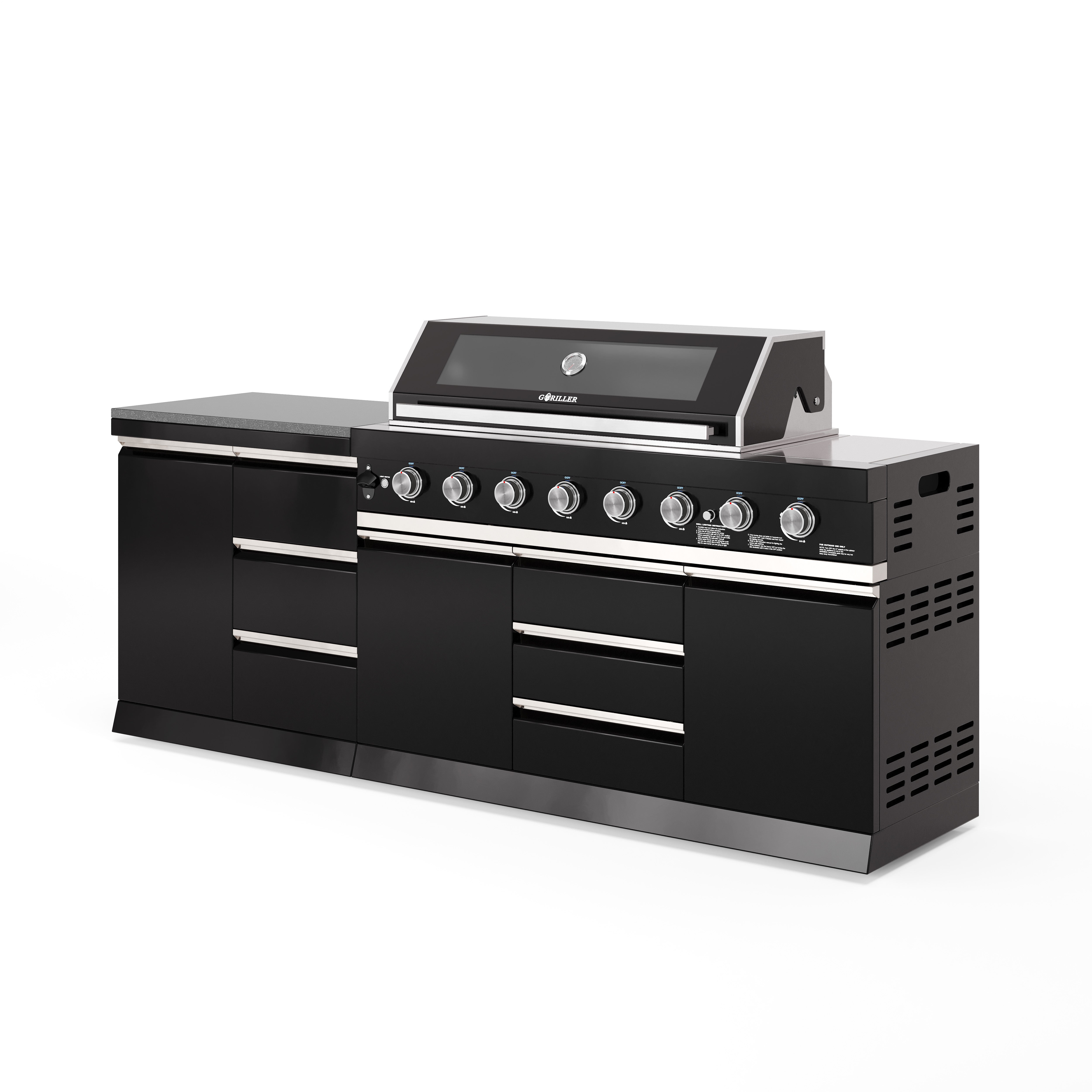 BB-S5 Outdoorküche | Gasgrill | Prep