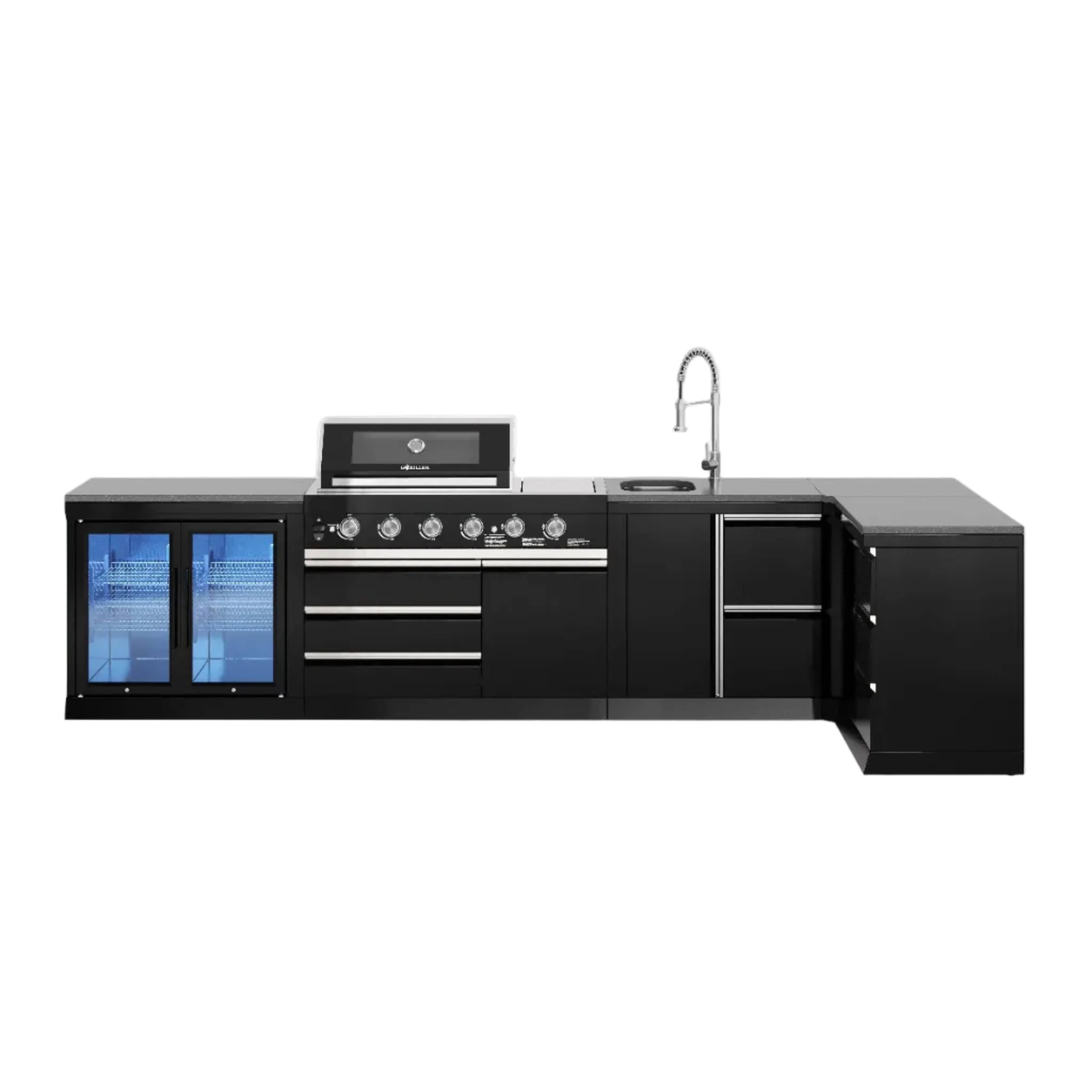 BB-XL1 Outdoorküche | Gasgrill | Cool-Duo | Clean | Prep | Corner